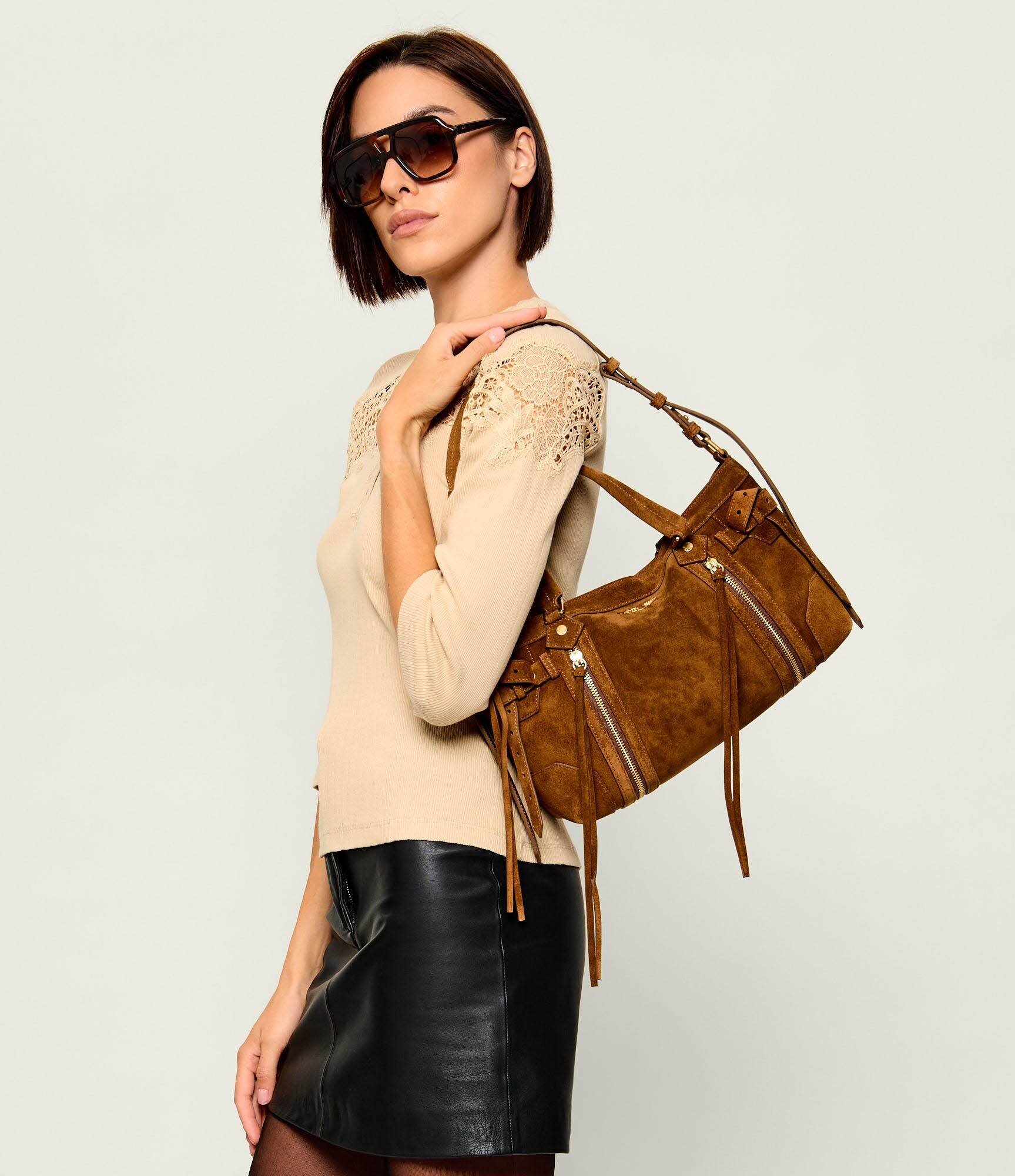 Zadig&Voltaire Cufăr Madison | piele întoarsă
