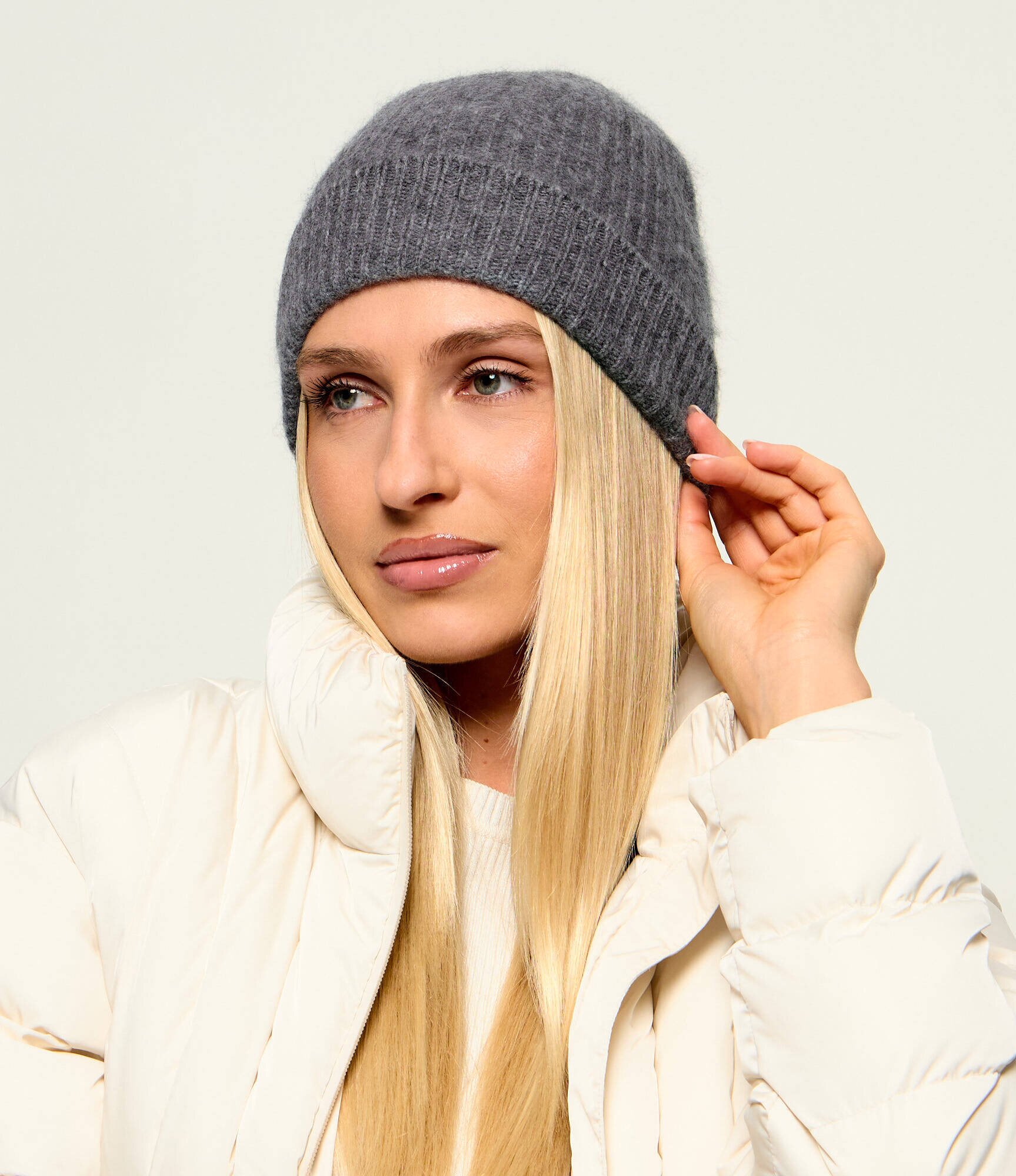 Zadig&Voltaire De lână căciulă Beny | cu adaos de mătase și cașmir