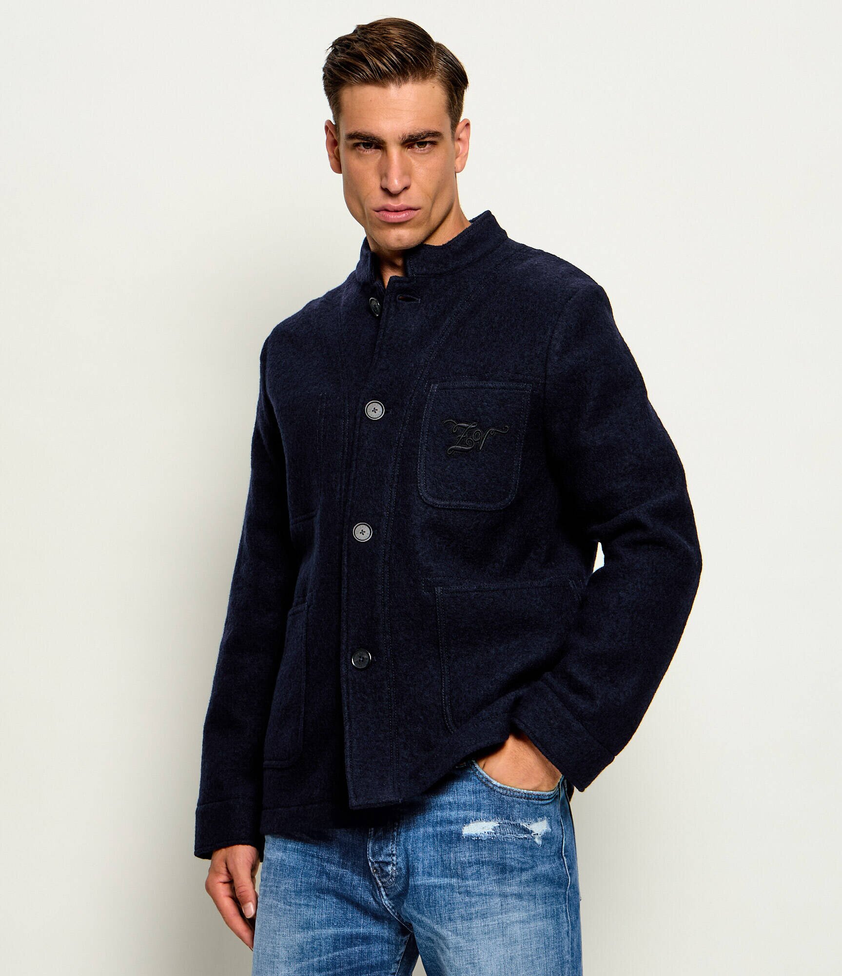 Zadig&Voltaire De lână geacă Venezia | Relaxed fit