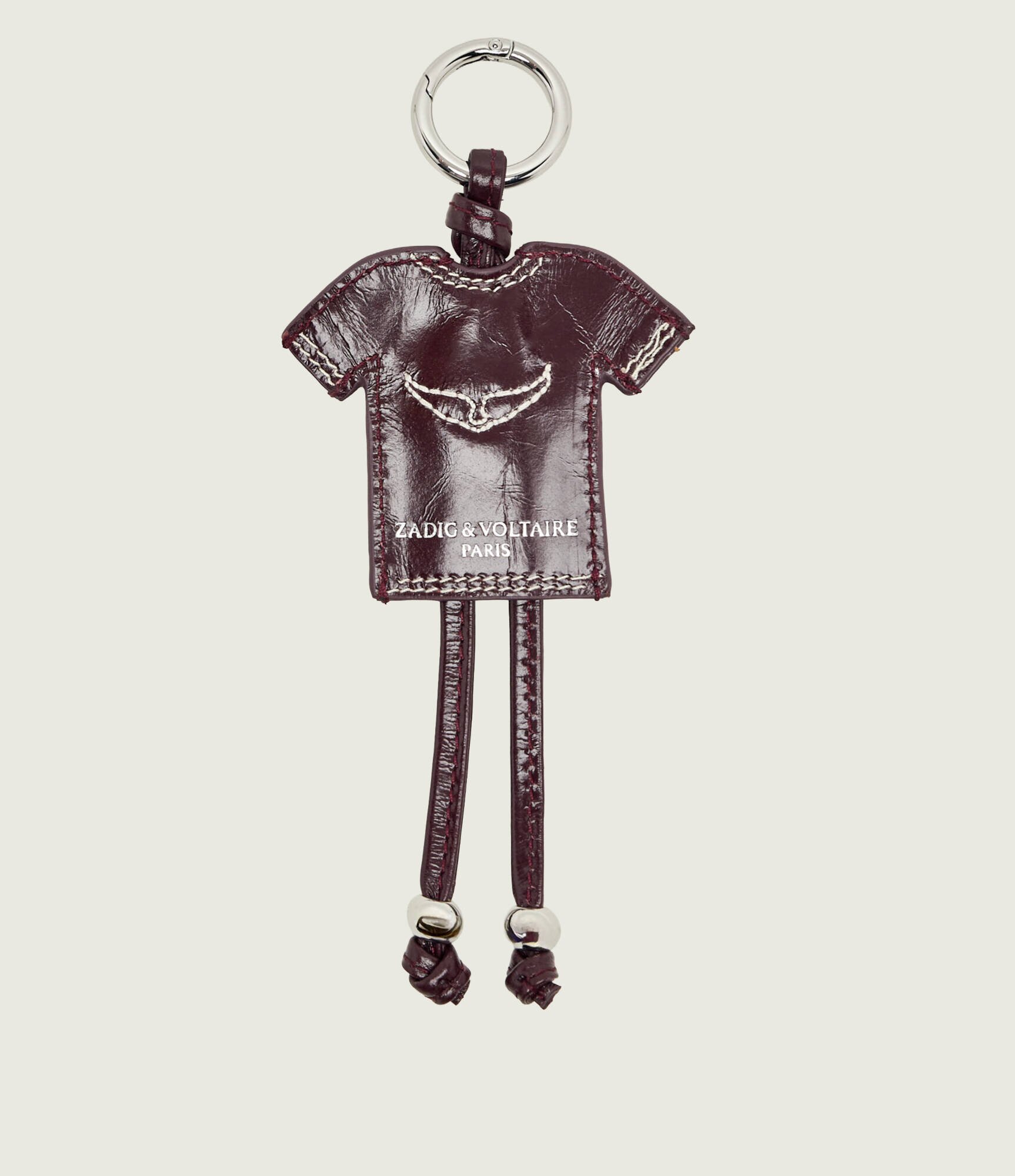 Zadig&Voltaire De piele breloc Tee-Shirt