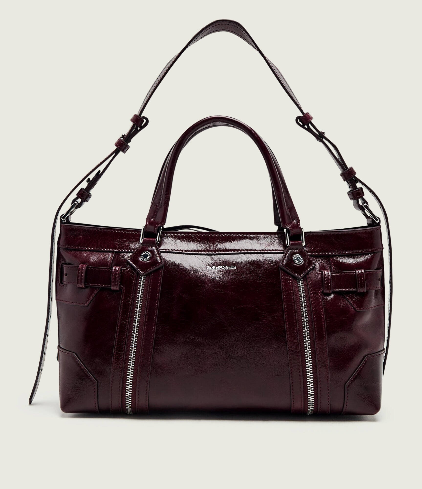 Zadig&Voltaire De piele cufăr Madison Small Vintage