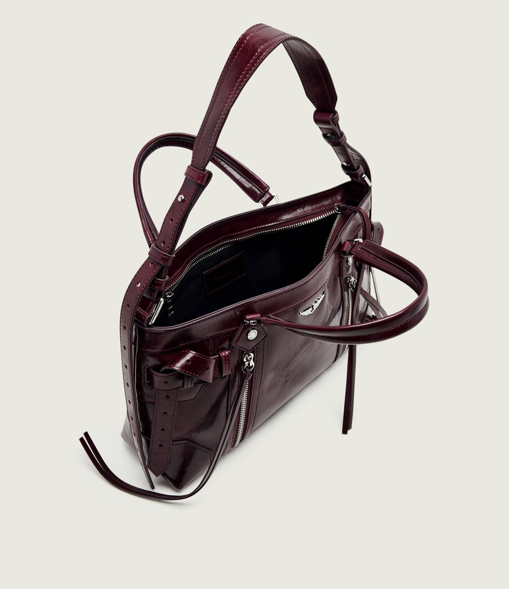Zadig&Voltaire De piele cufăr Madison Small Vintage