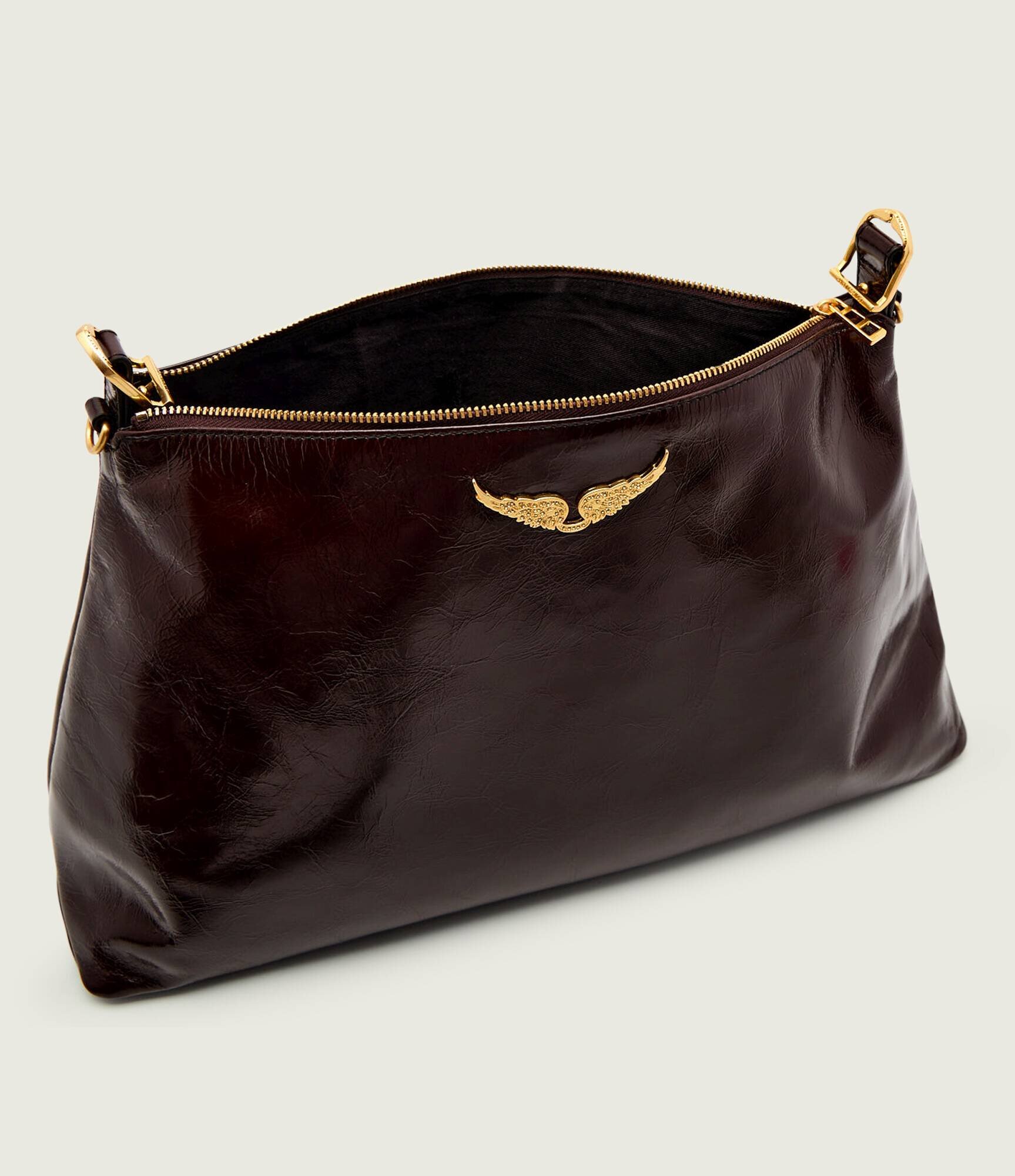 Zadig&Voltaire De piele geantă pe umăr JIM VINTAGE