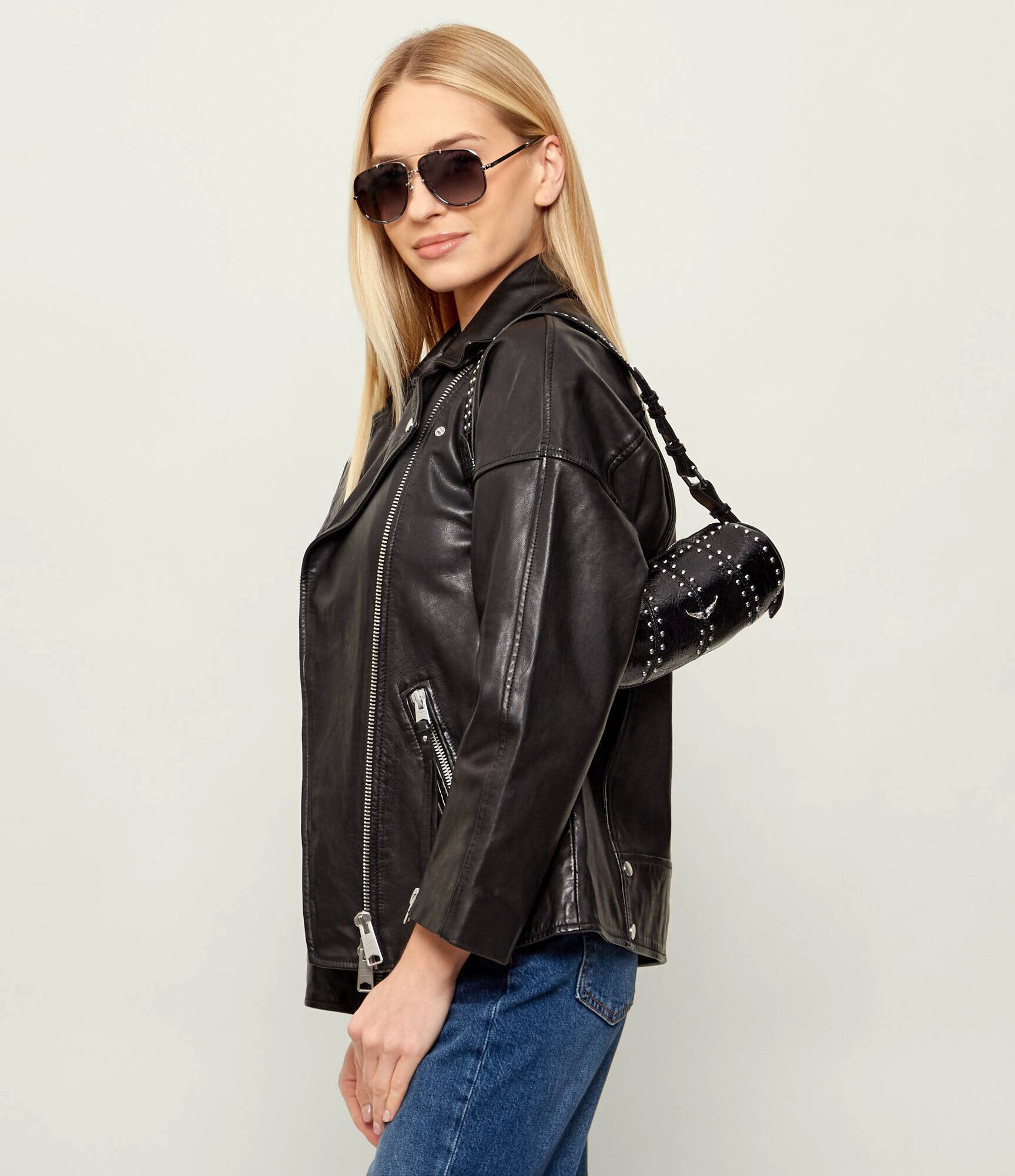 Zadig&Voltaire De piele geantă pe umăr Le Roudoudou