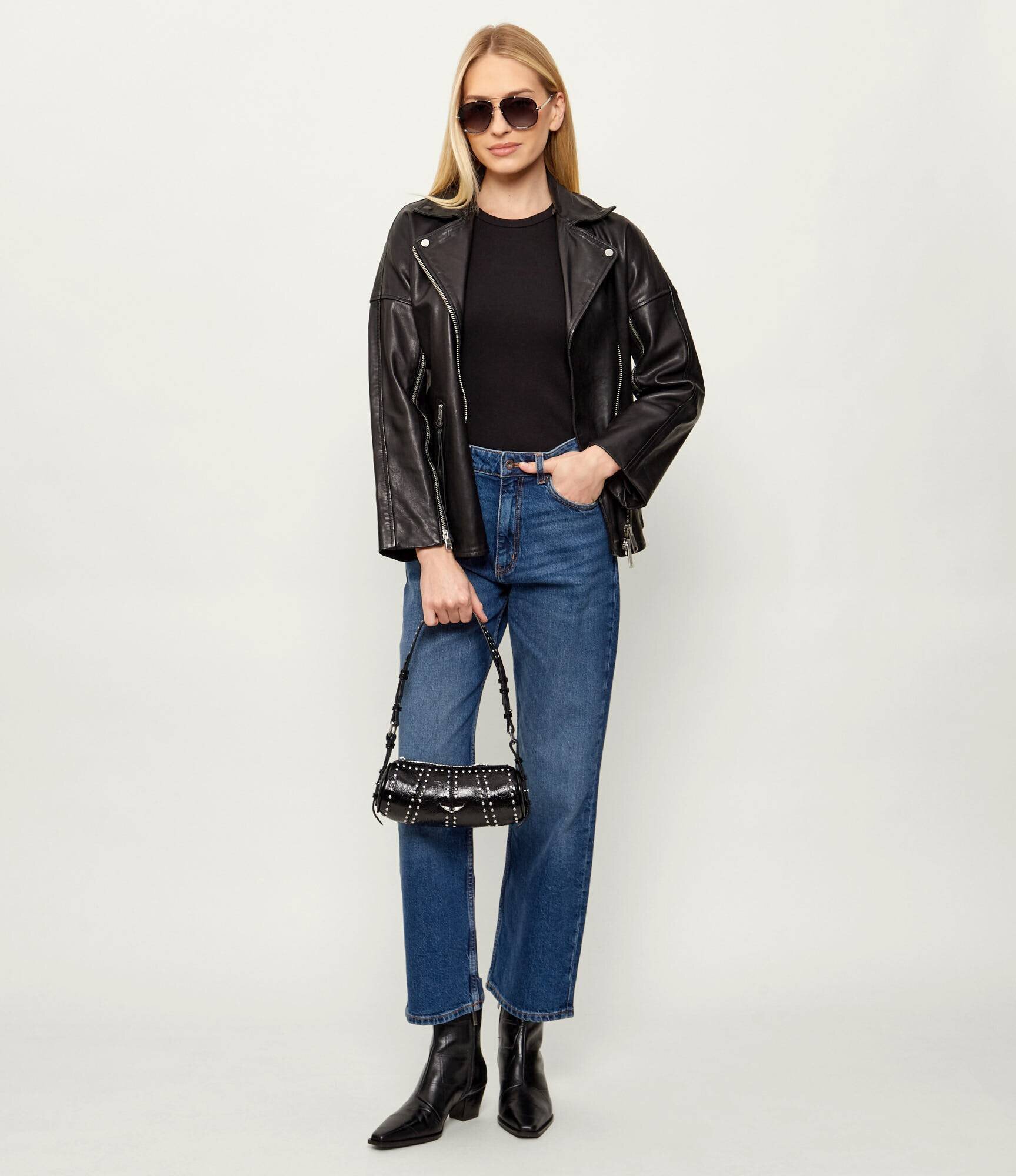 Zadig&Voltaire De piele geantă pe umăr Le Roudoudou
