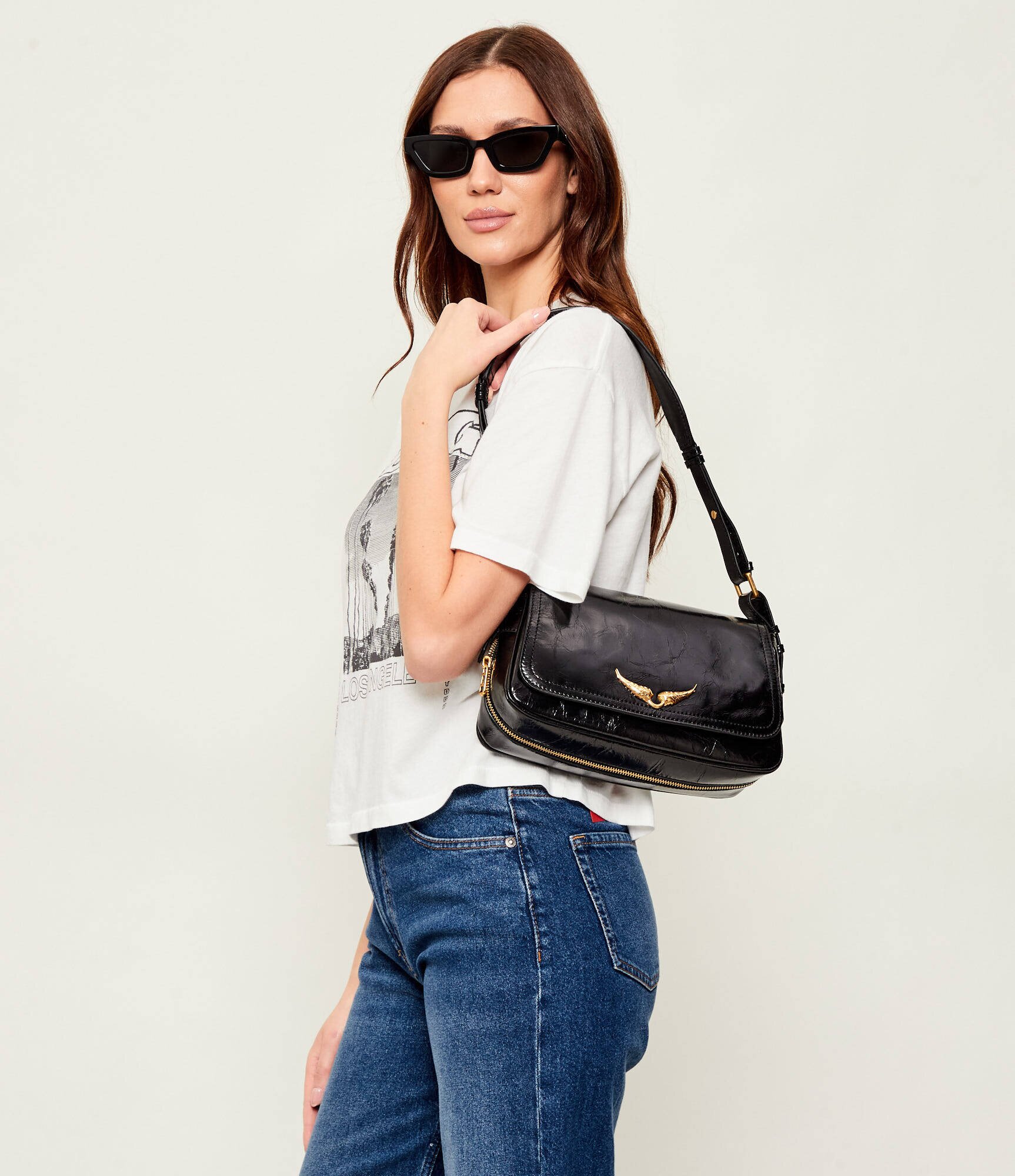 Zadig&Voltaire De piele geantă pe umăr LE ZOUZOU VINTAGE