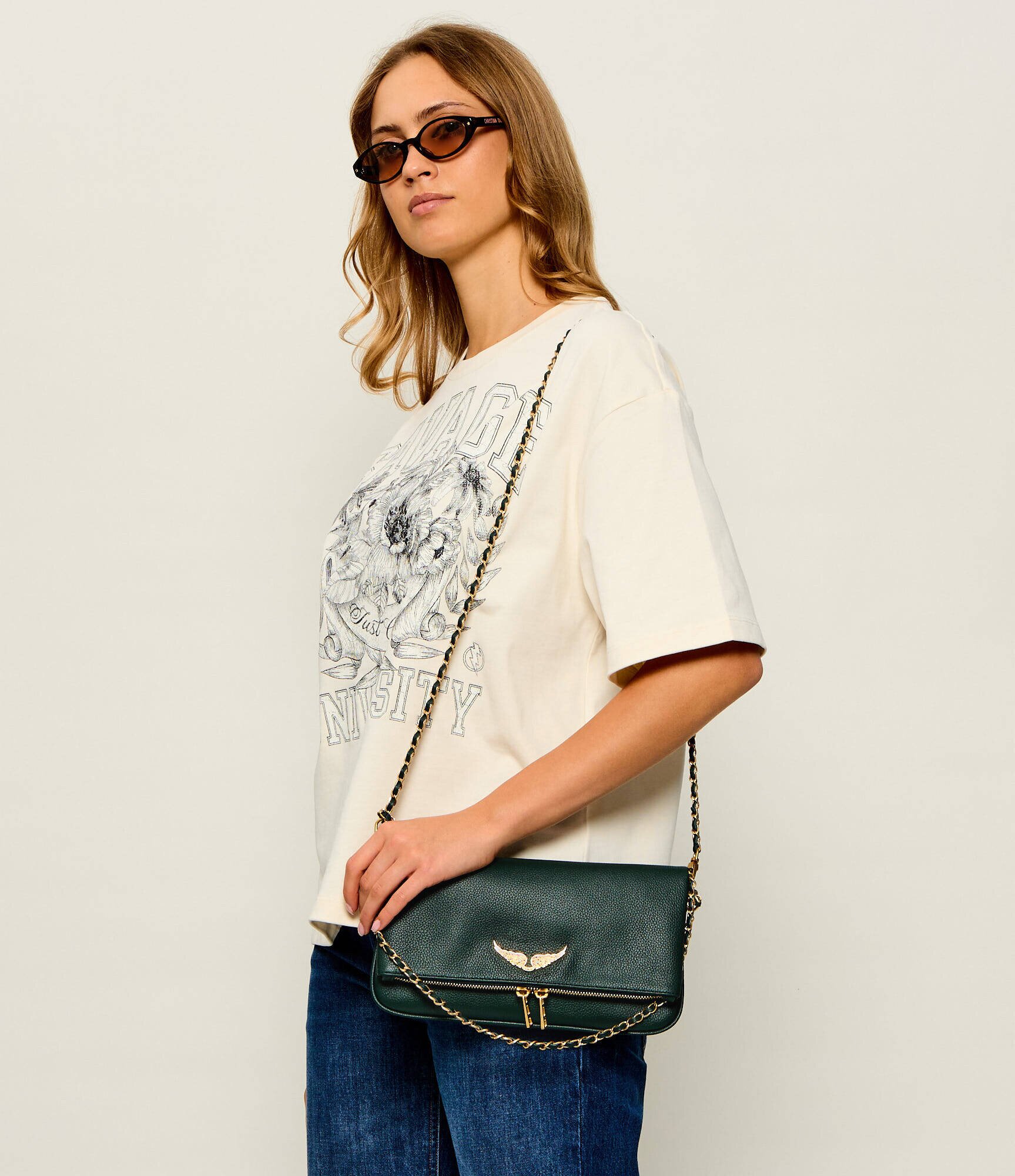 Zadig&Voltaire De piele geantă pe umăr Rock