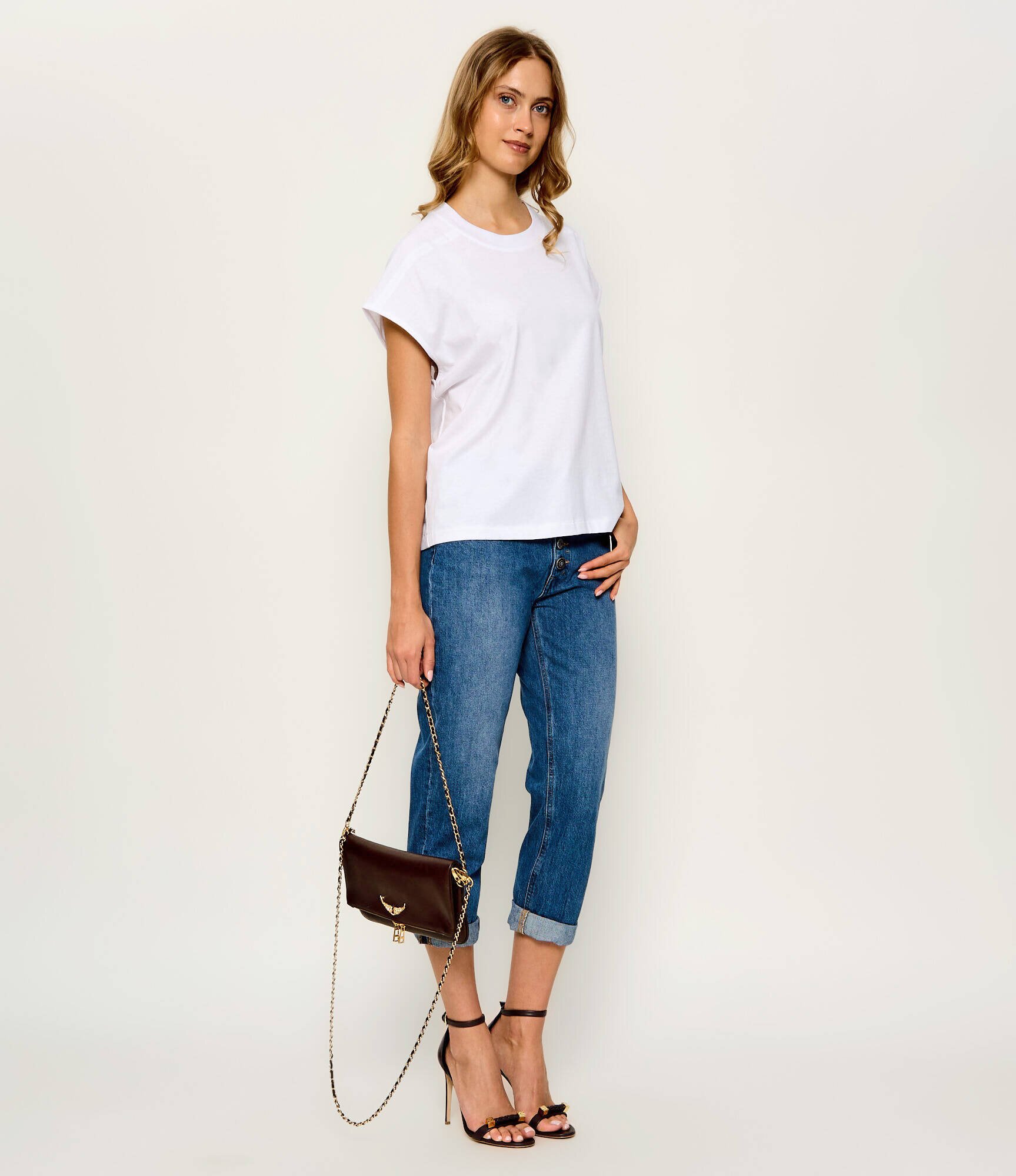 Zadig&Voltaire De piele geantă pe umăr ROCK
