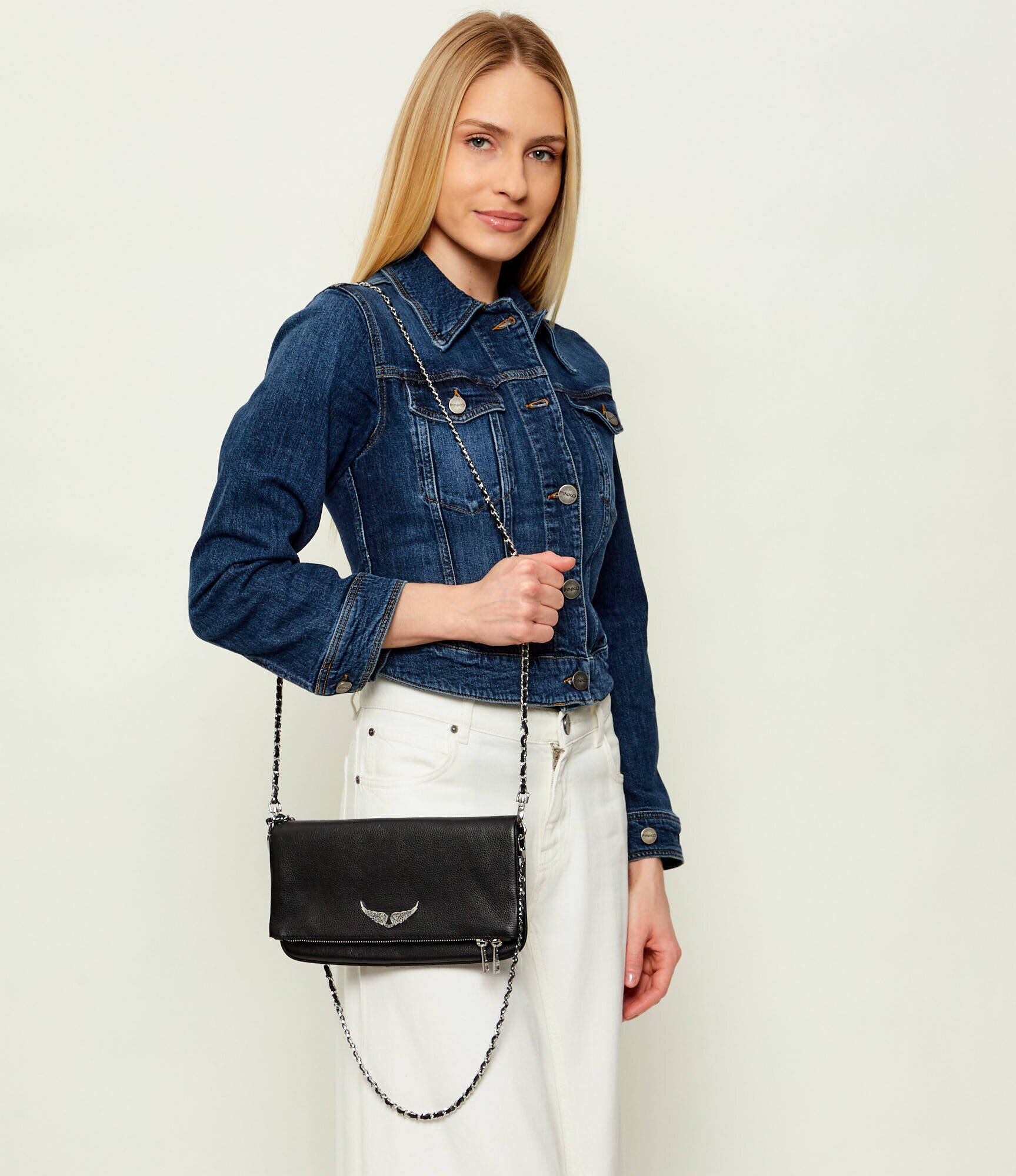 Zadig&Voltaire De piele geantă pe umăr ROCK