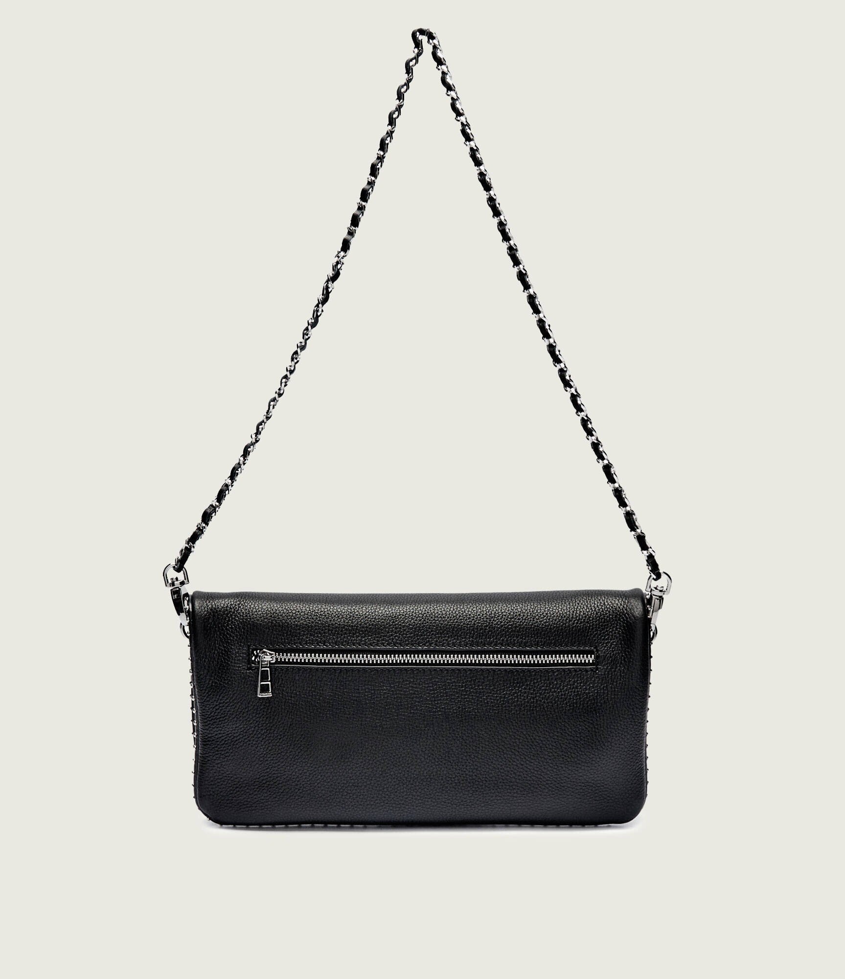 Zadig&Voltaire De piele geantă pe umăr ROCK GRAINED