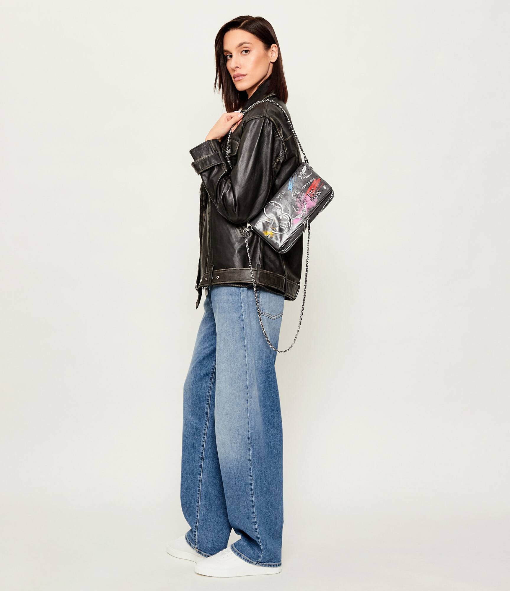 Zadig&Voltaire De piele geantă pe umăr ROCK HUMBERTO