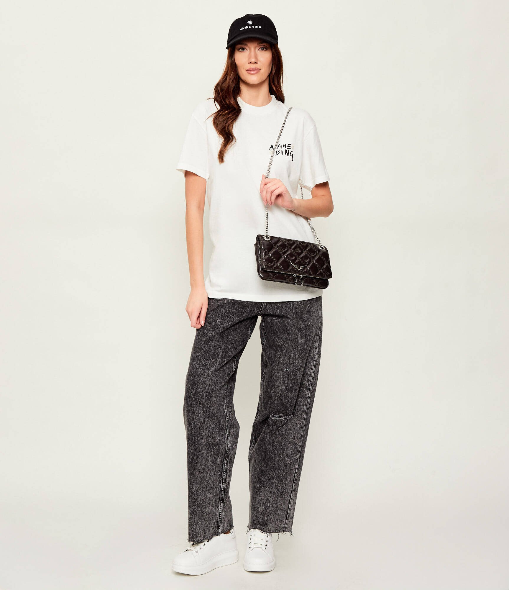 Zadig&Voltaire De piele geantă pe umăr Rock II