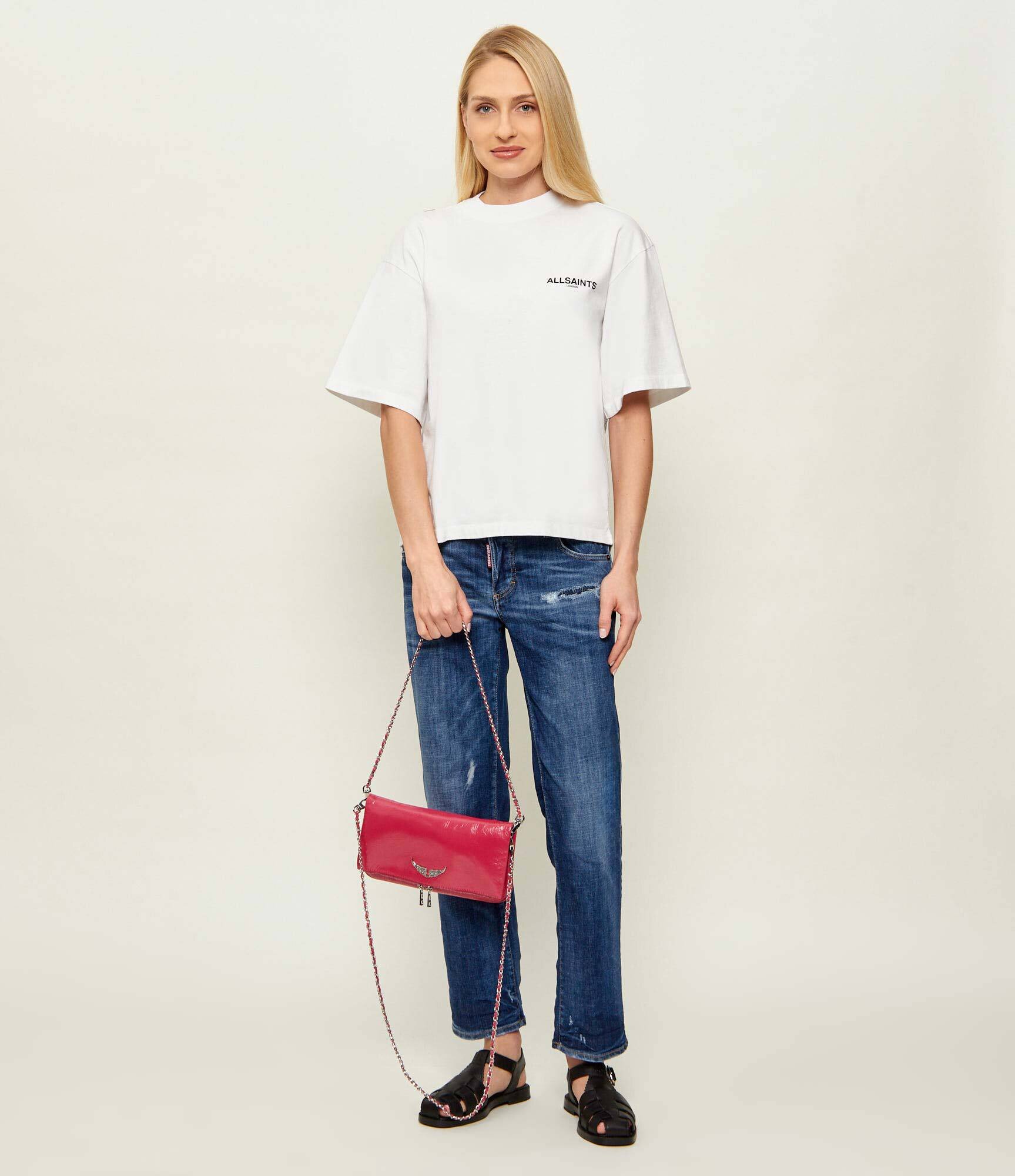 Zadig&Voltaire De piele geantă pe umăr ROCK VINTAGE PATENT