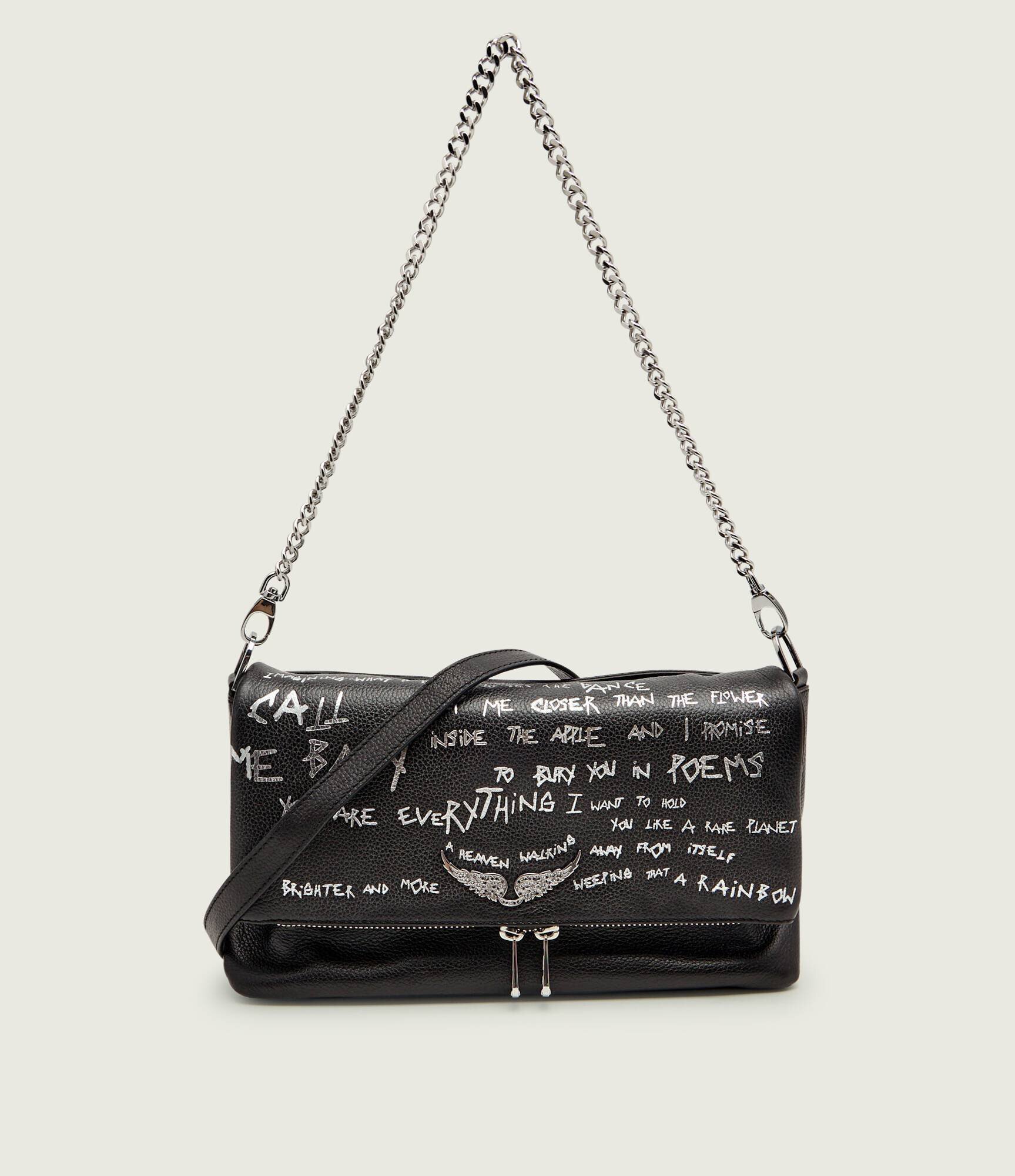 Zadig&Voltaire De piele geantă pe umăr ROCKY II