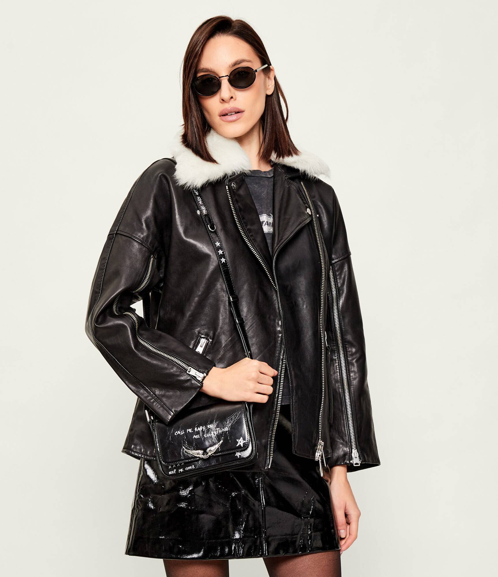 Zadig&Voltaire De piele geantă poștaș LE ZAZI VINTAGE
