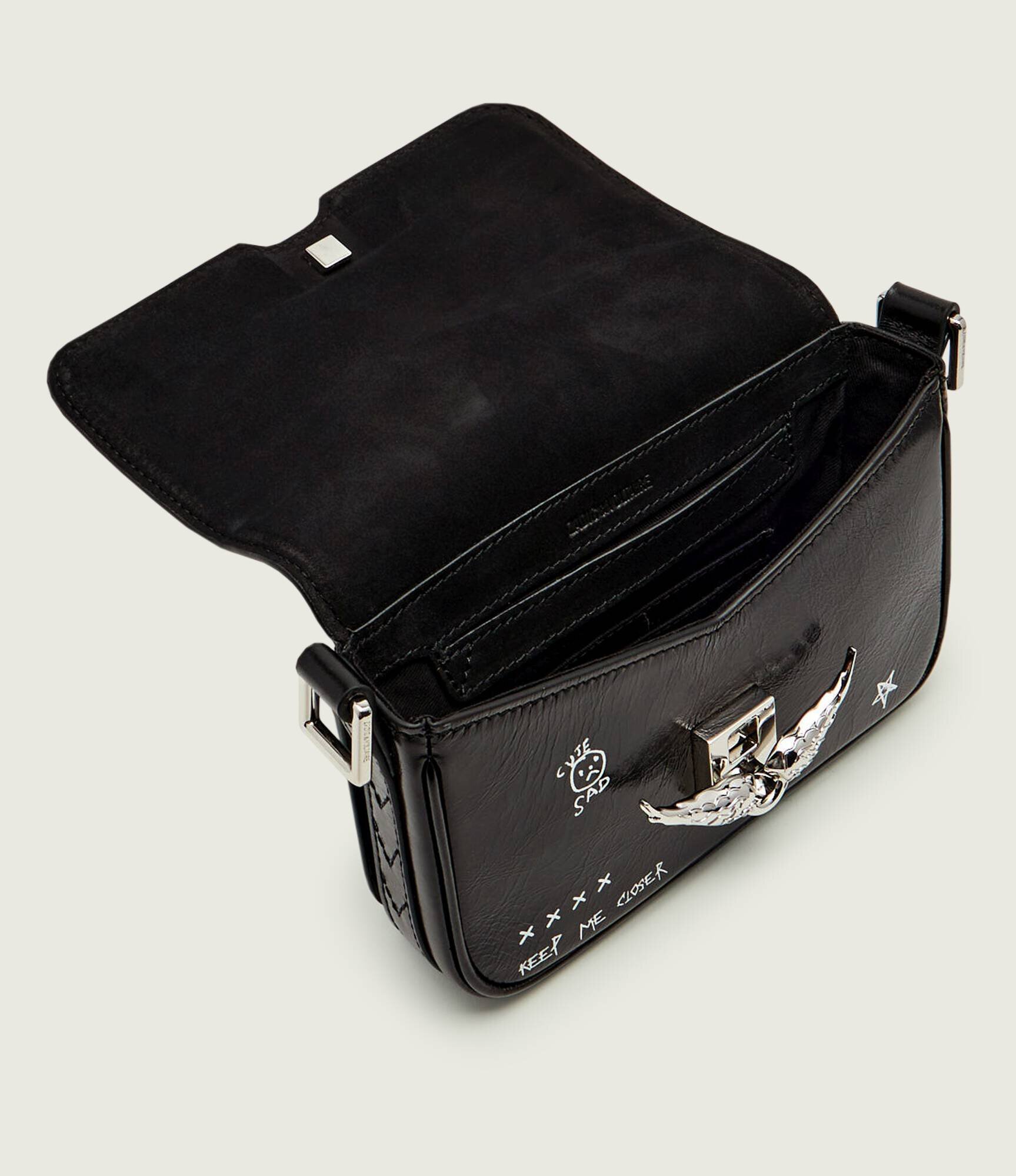Zadig&Voltaire De piele geantă poștaș LE ZAZI VINTAGE