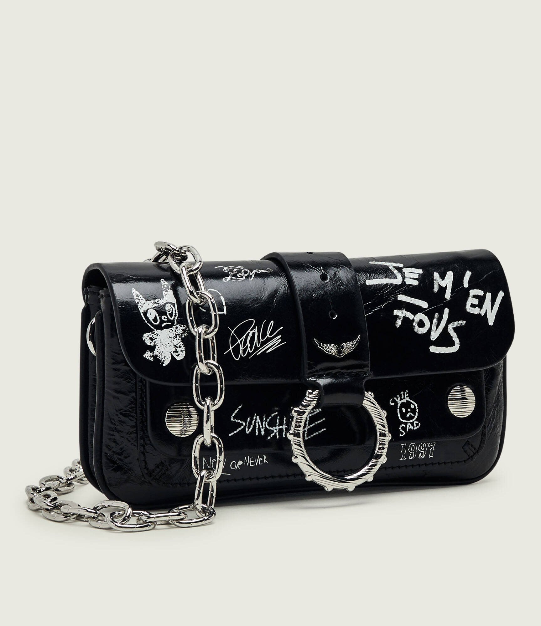 Zadig&Voltaire De piele geantă poștaș/portofel Kate
