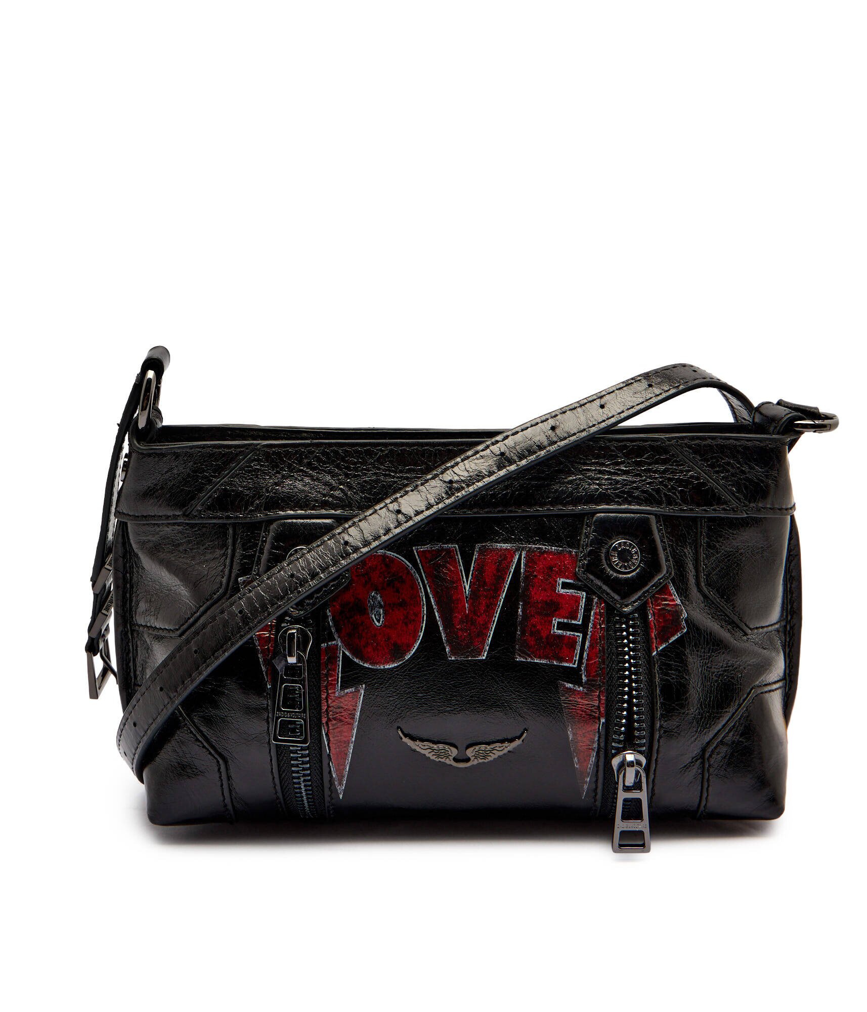 Zadig&Voltaire De piele geantă poștaș Sunny Mood Punk