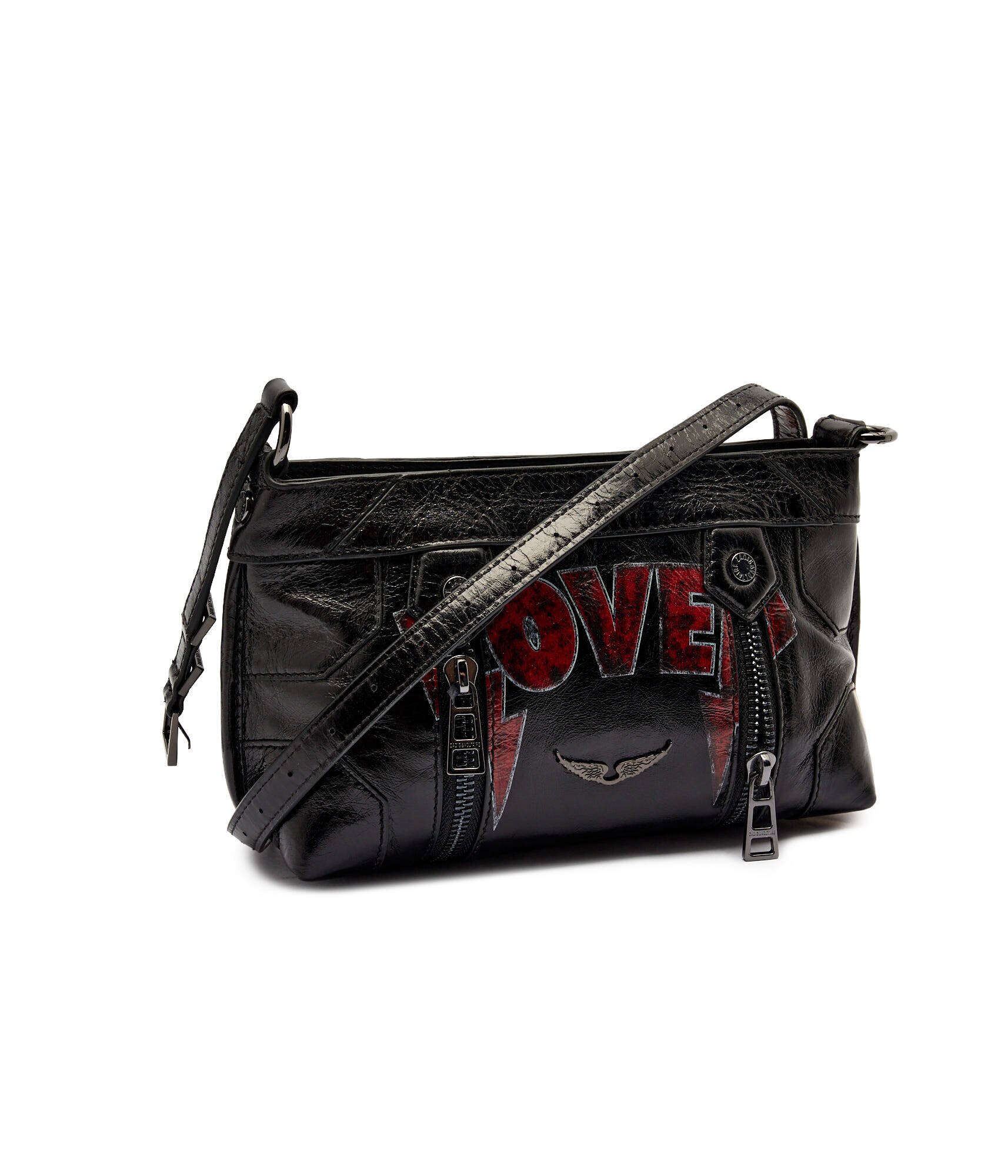Zadig&Voltaire De piele geantă poștaș Sunny Mood Punk