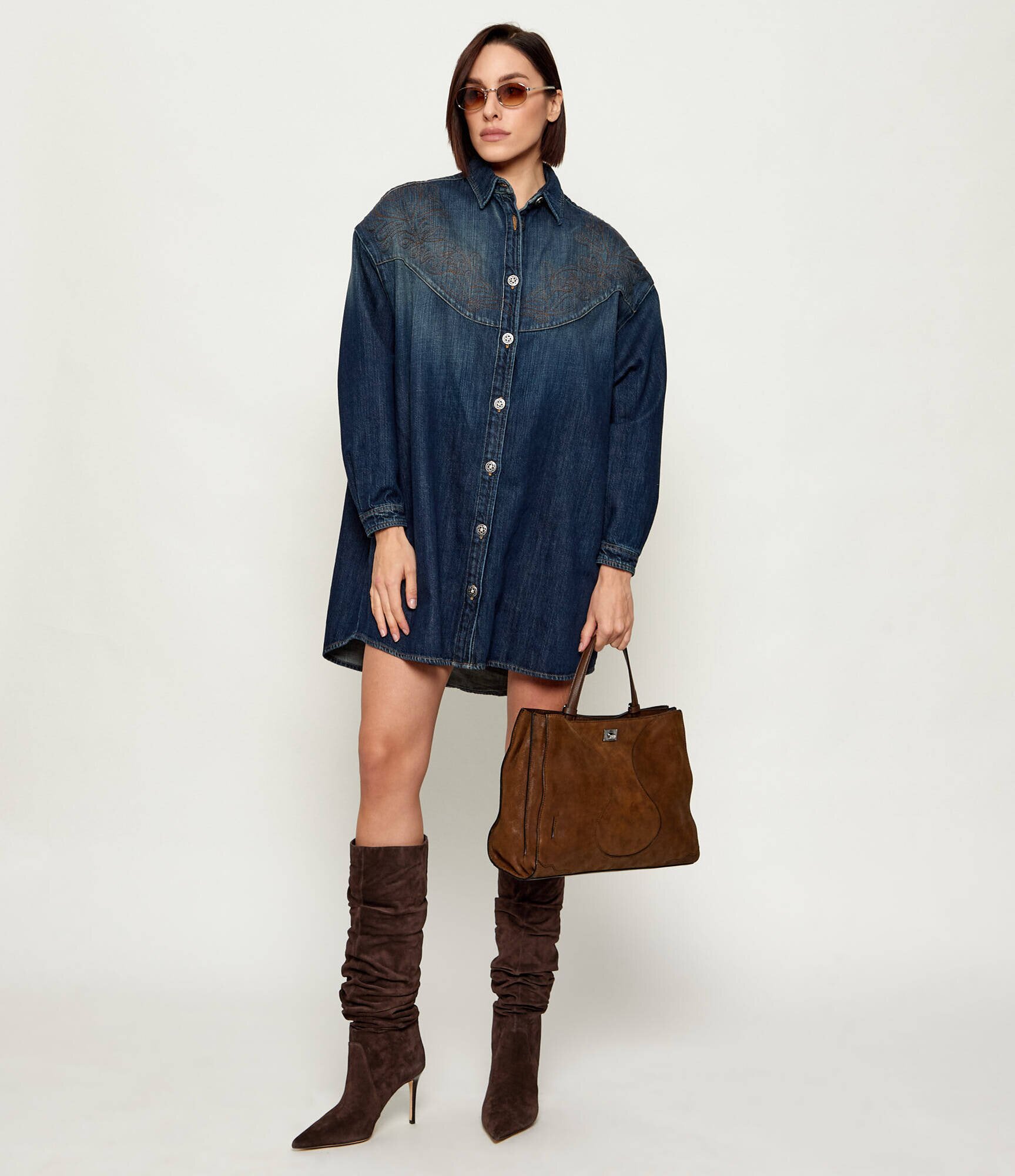 Zadig&Voltaire De piele geantă shopper JACK