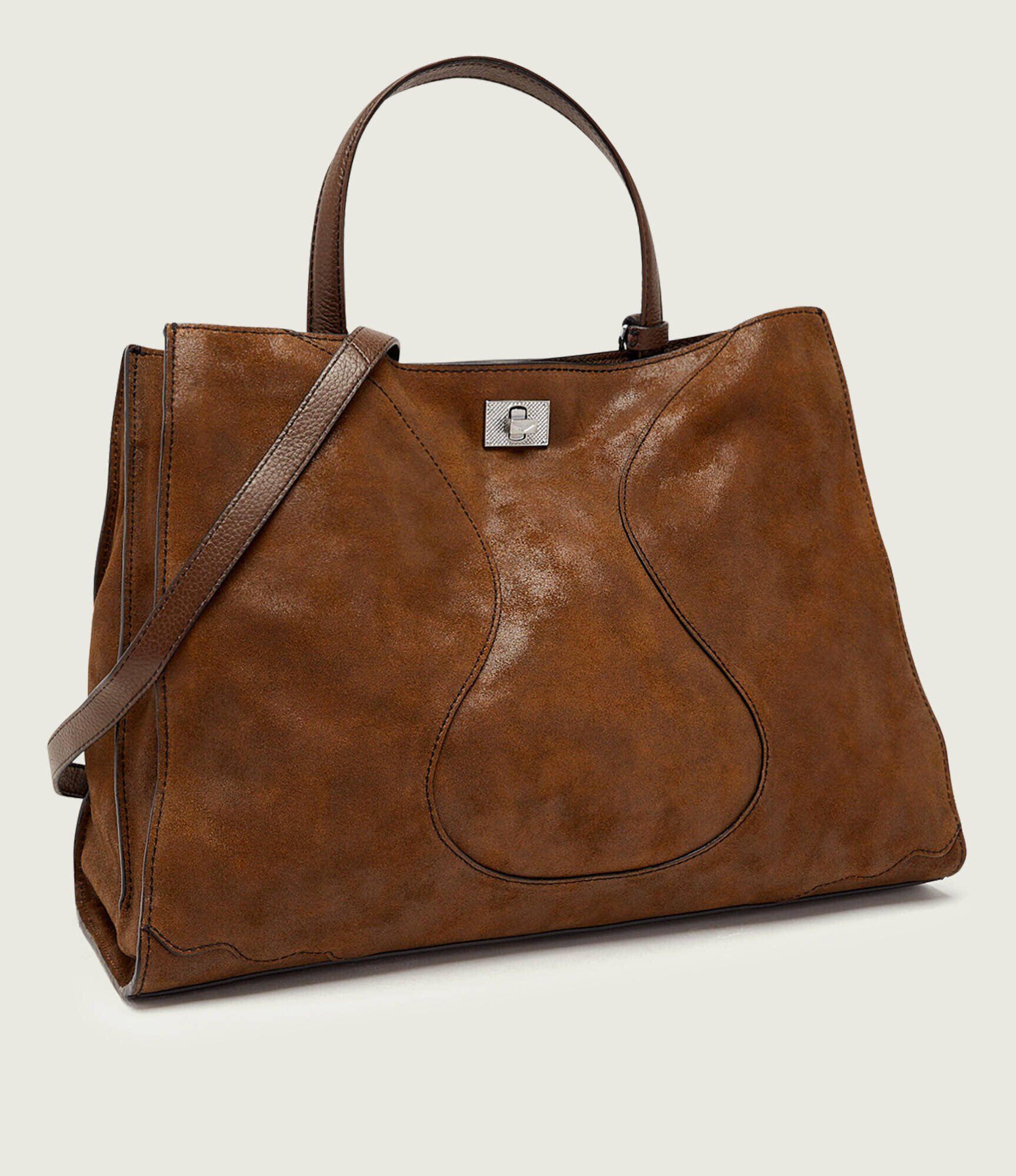 Zadig&Voltaire De piele geantă shopper JACK