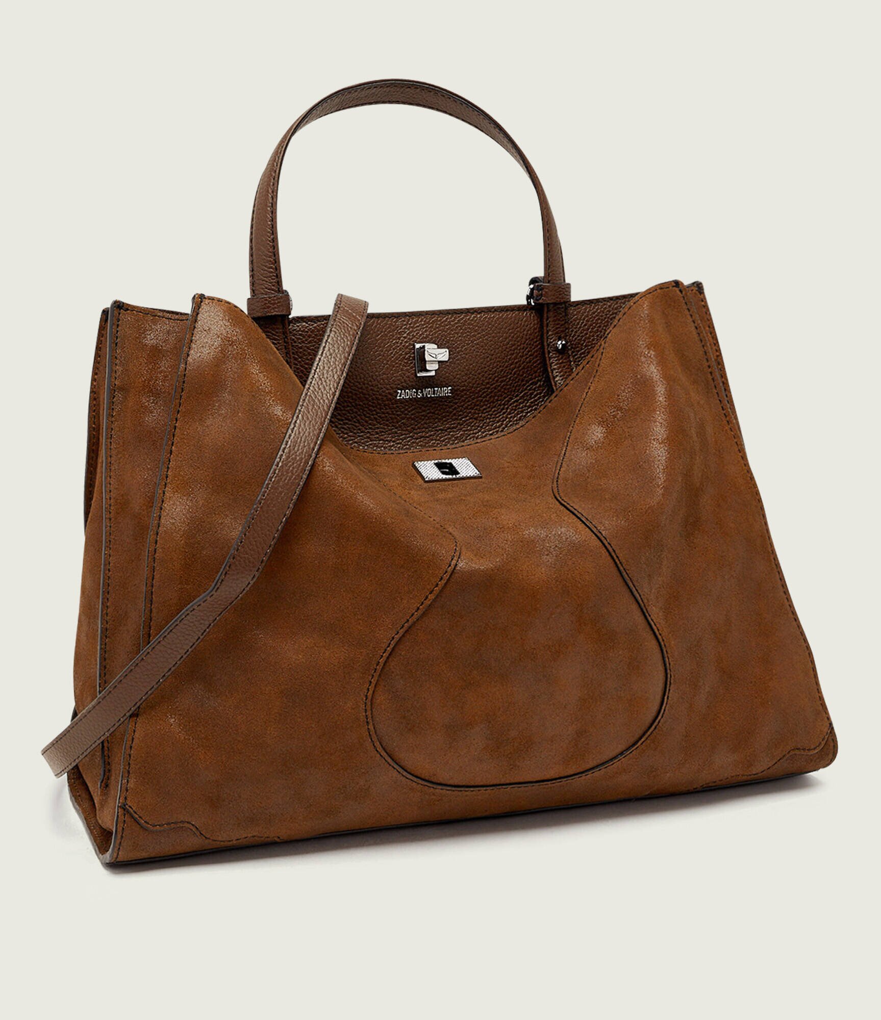 Zadig&Voltaire De piele geantă shopper JACK