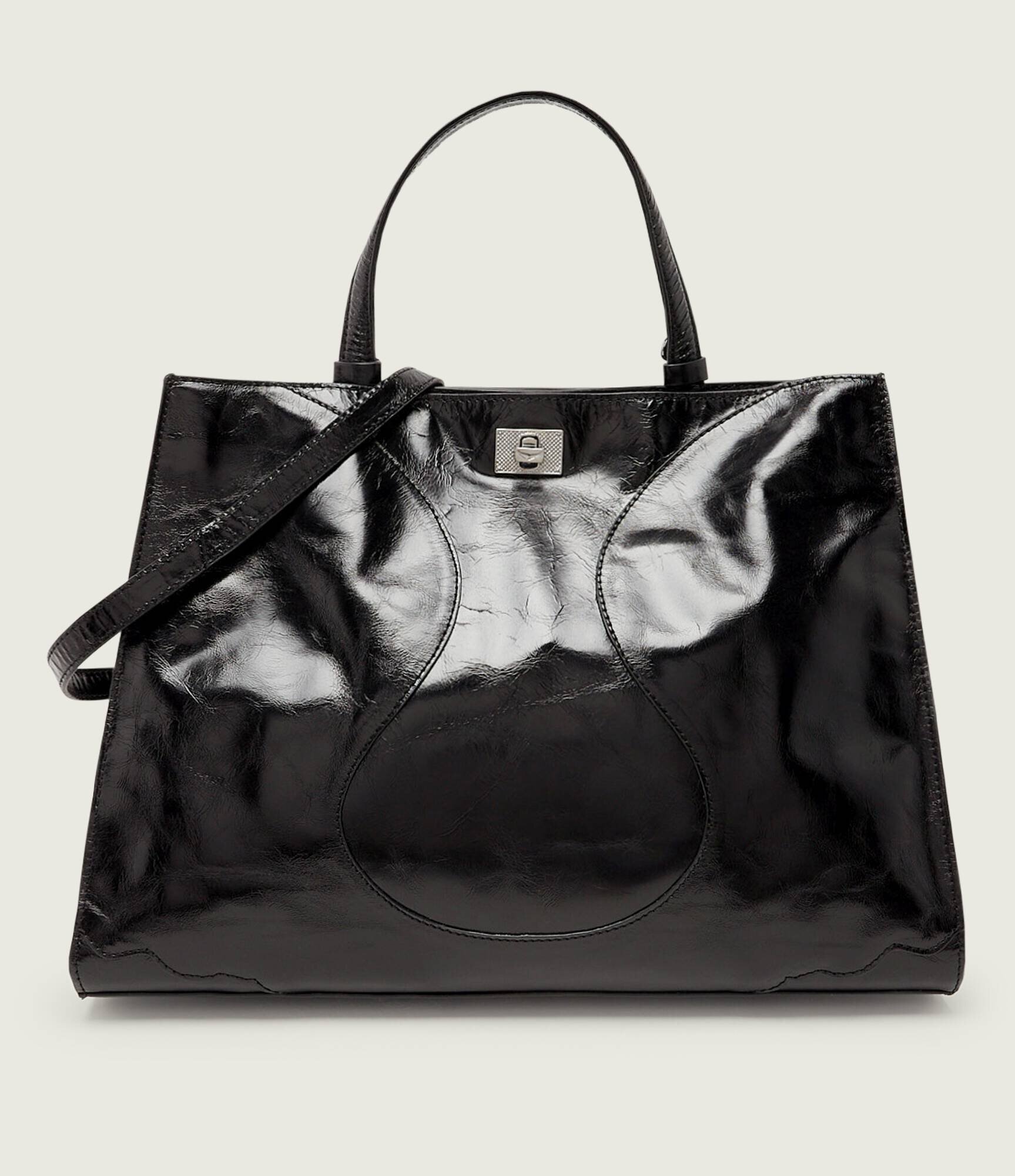 Zadig&Voltaire De piele geantă shopper JACK VINTAGE PATENT