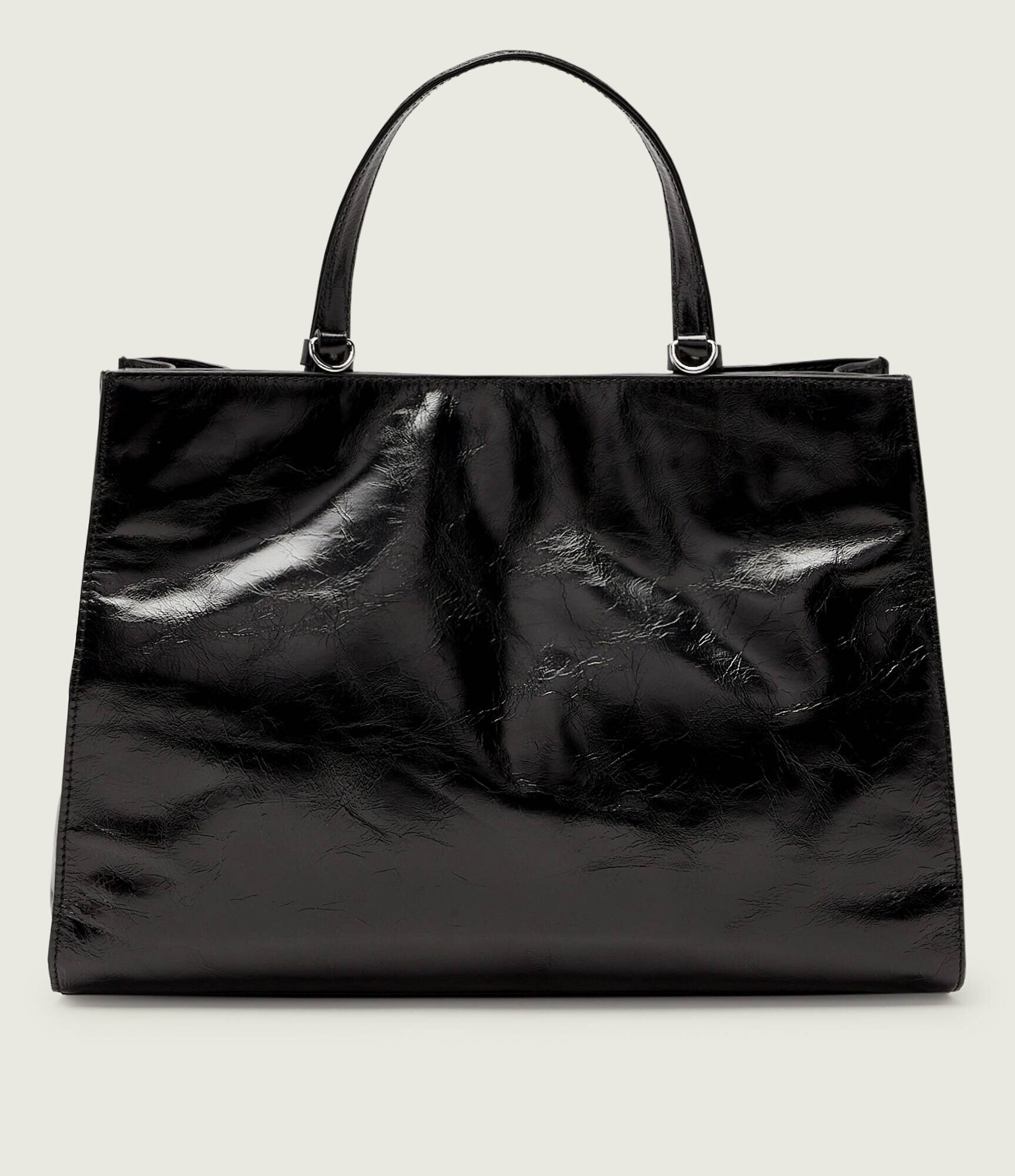Zadig&Voltaire De piele geantă shopper JACK VINTAGE PATENT
