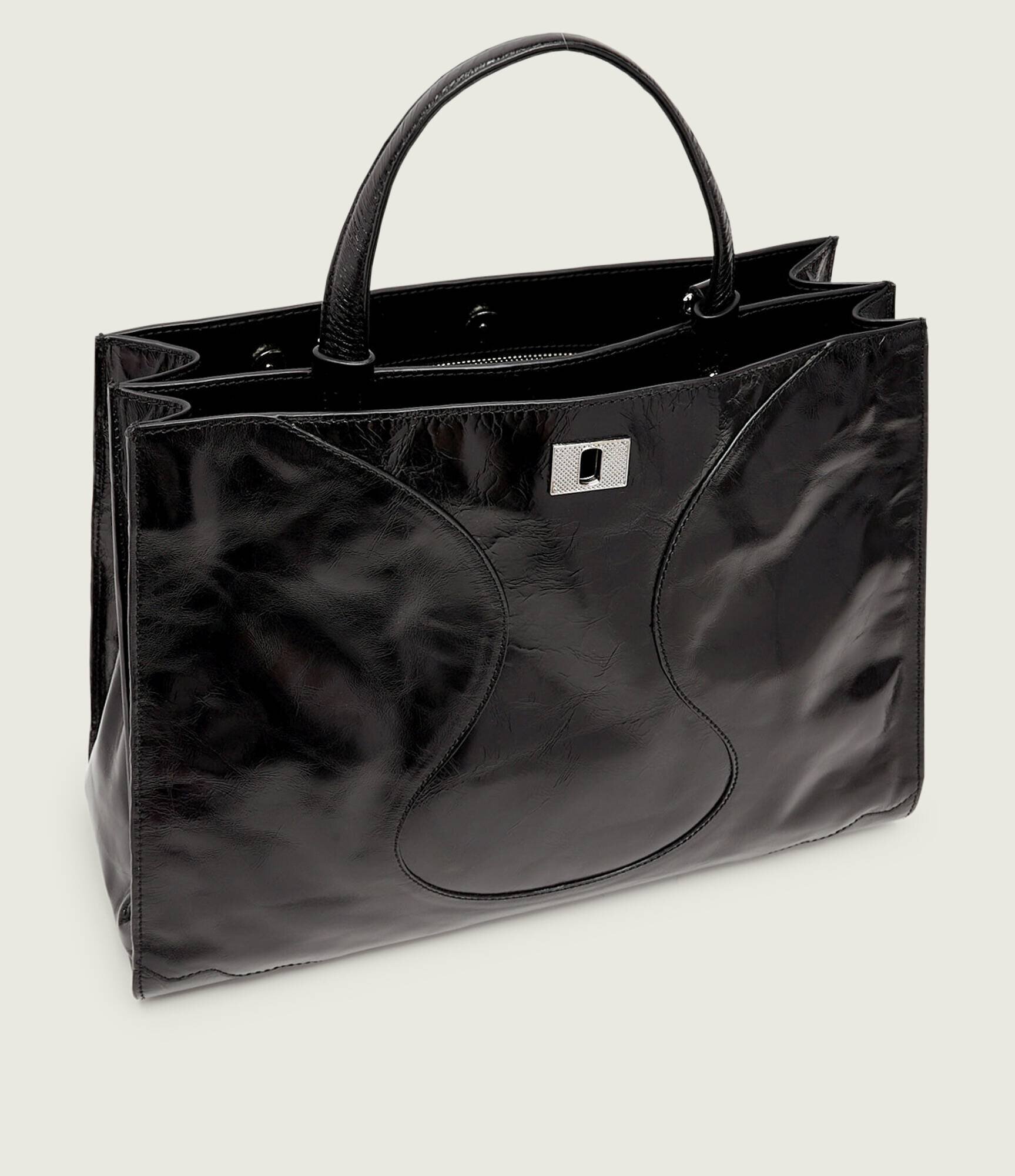 Zadig&Voltaire De piele geantă shopper JACK VINTAGE PATENT
