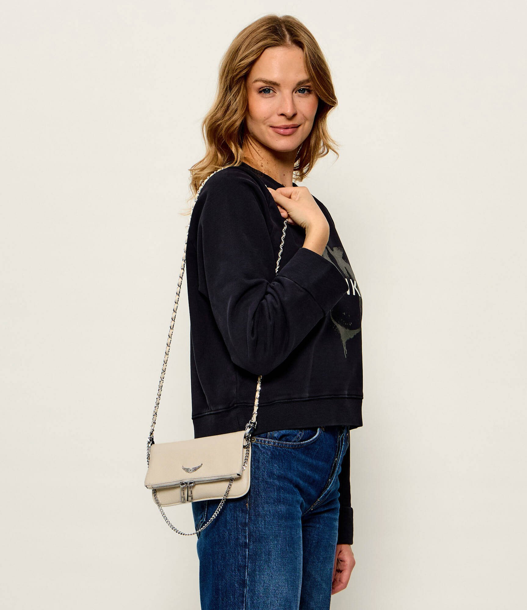 Zadig&Voltaire De piele poșetă plic Nano