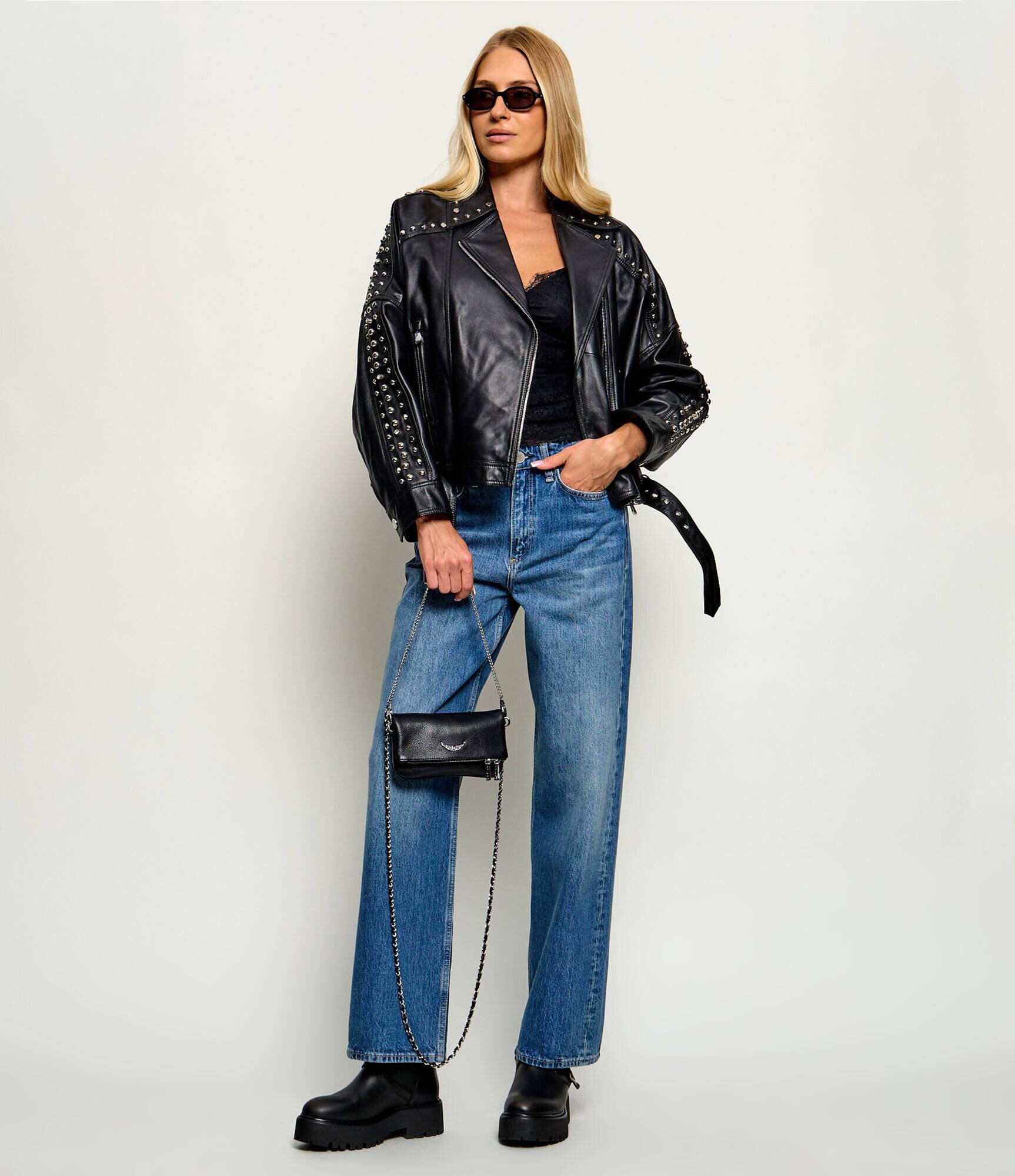 Zadig&Voltaire De piele poșetă plic Nano