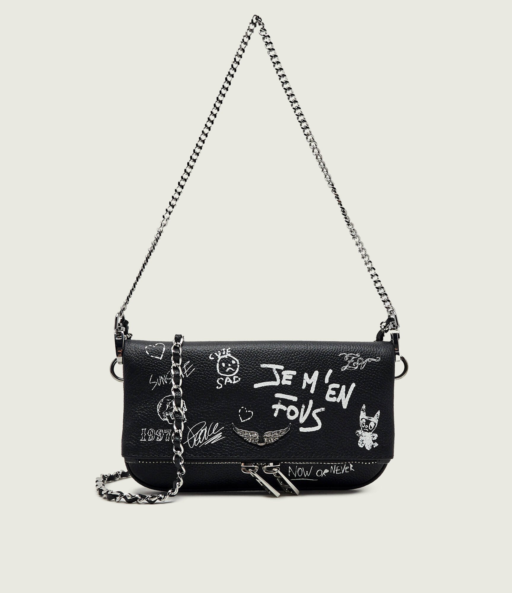 Zadig&Voltaire De piele poșetă plic Rock