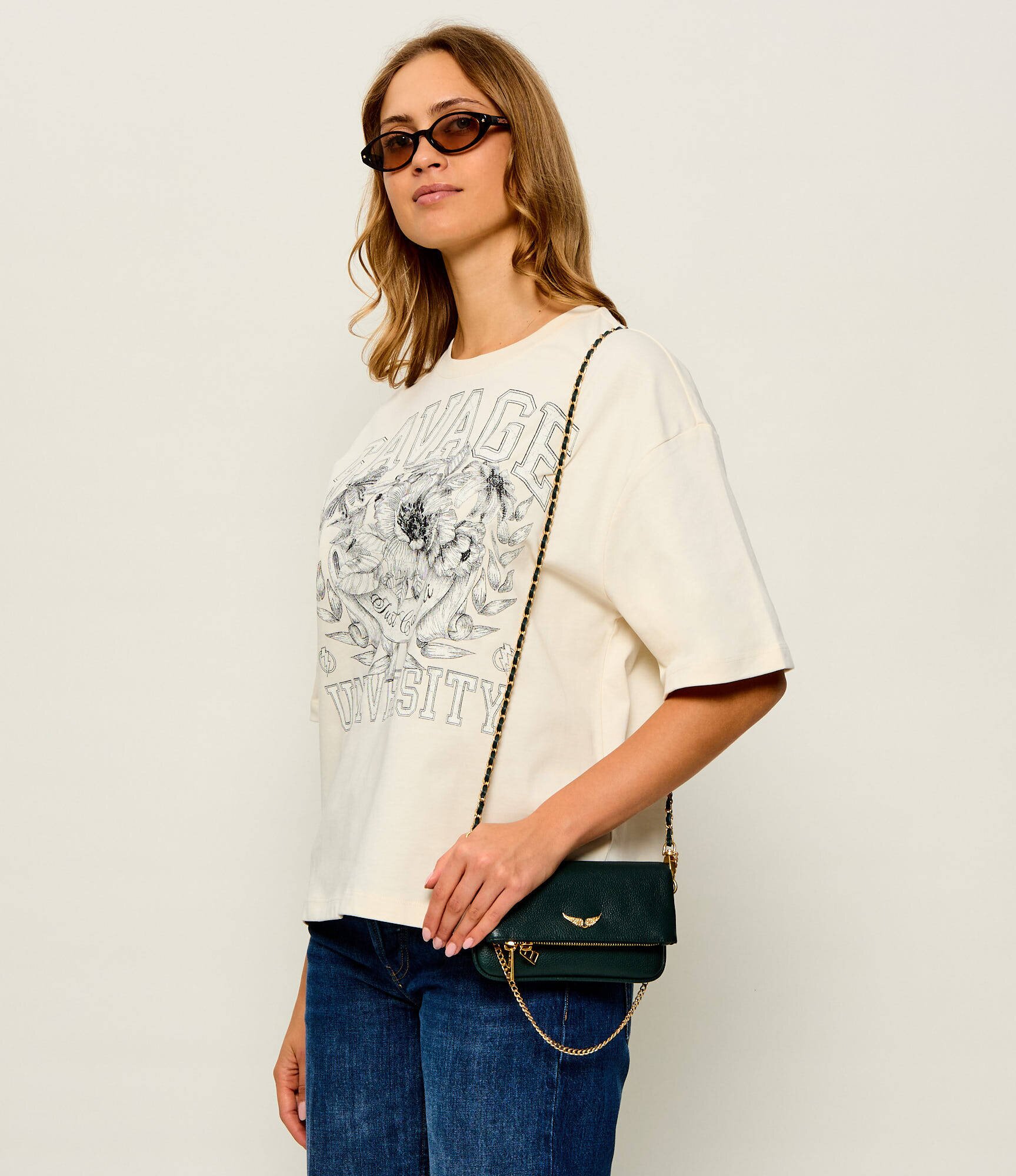 Zadig&Voltaire De piele poșetă plic Rock Nano