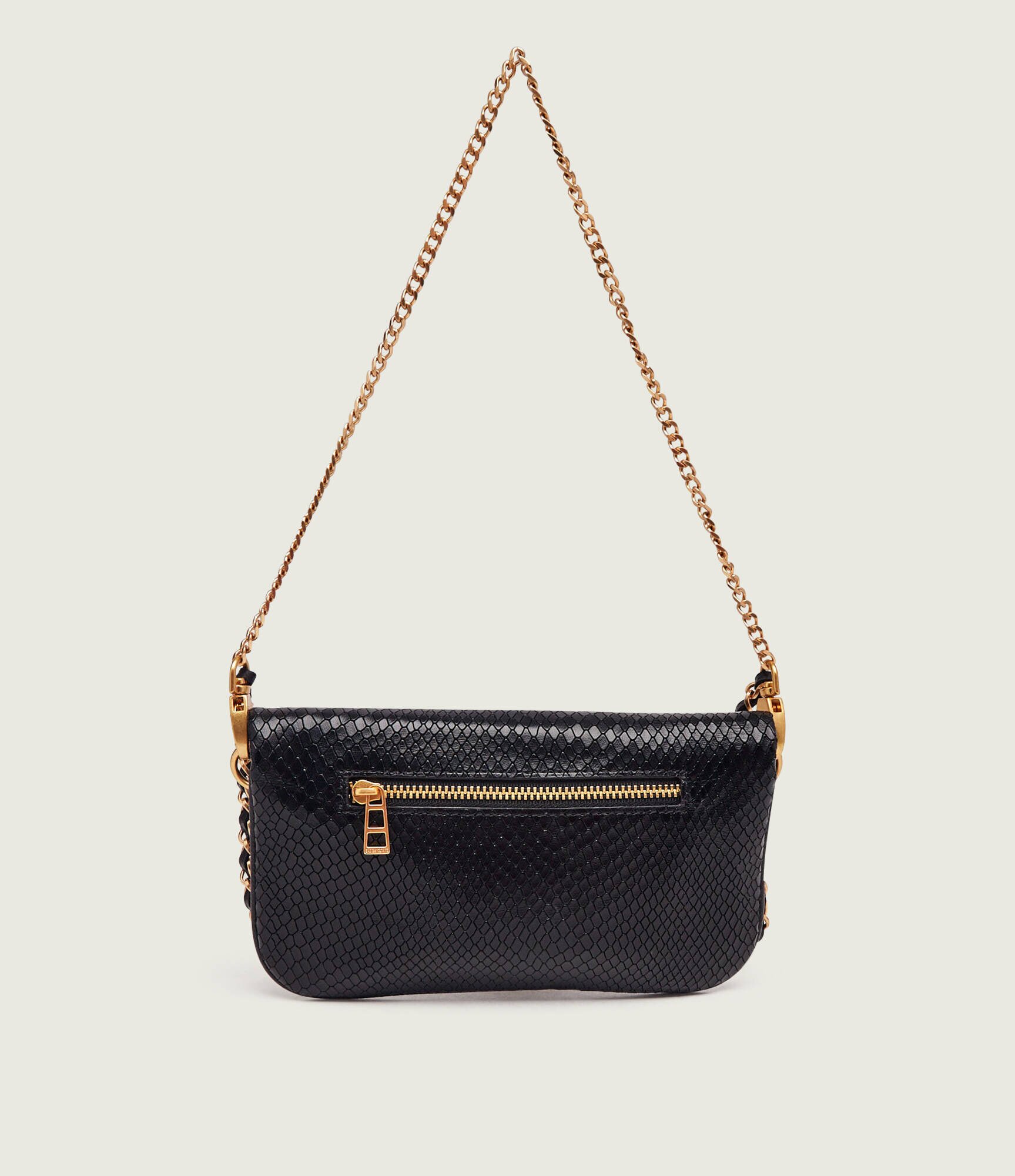 Zadig&Voltaire De piele poșetă plic Rock Nano Soft Wild