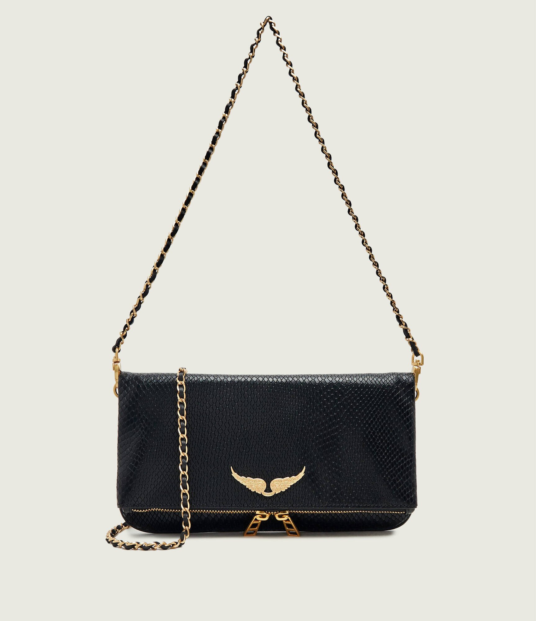 Zadig&Voltaire De piele poșetă plic Rock Soft Wild