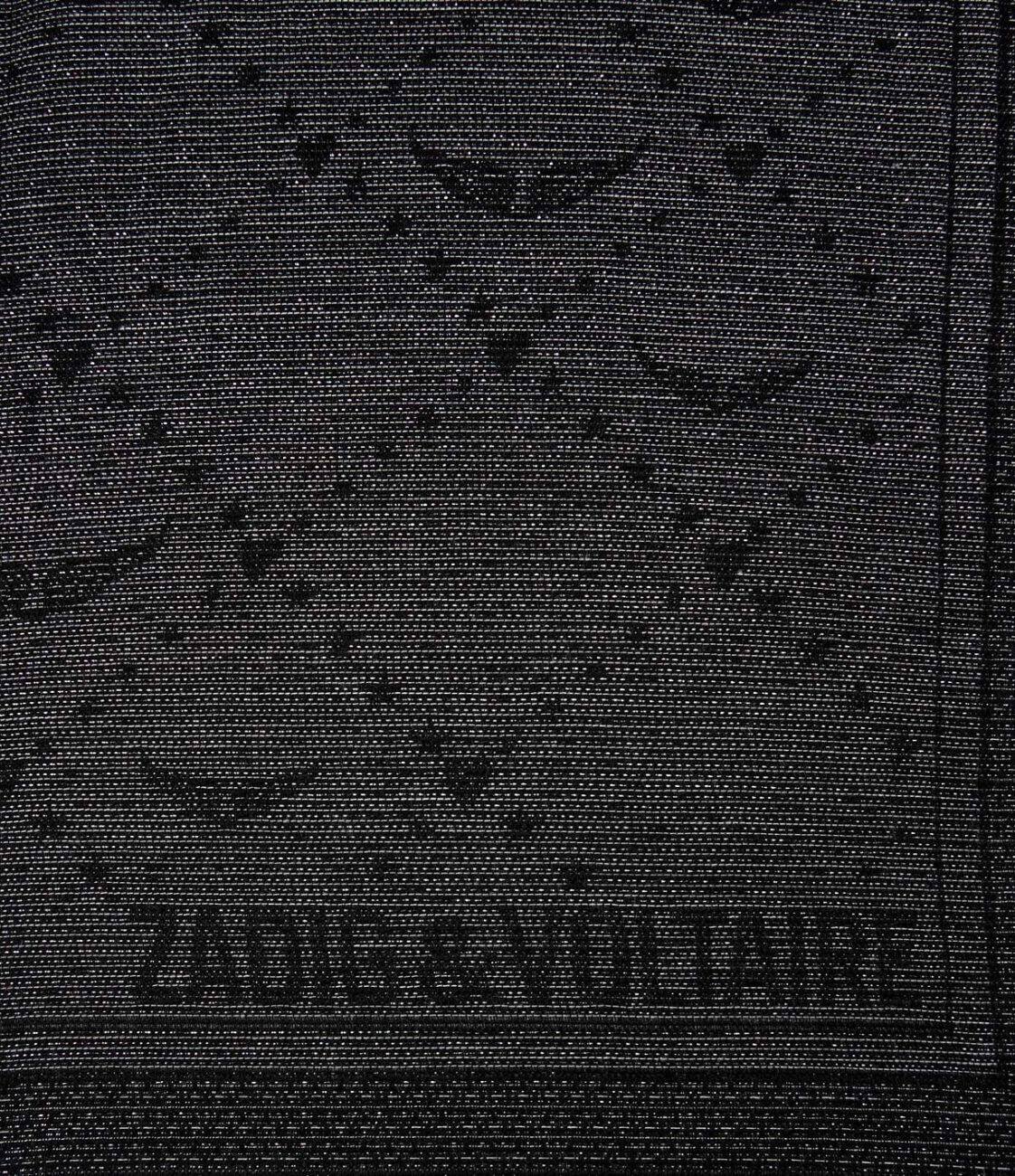 Zadig&Voltaire Eșarfă GLENN cu adaos de lână