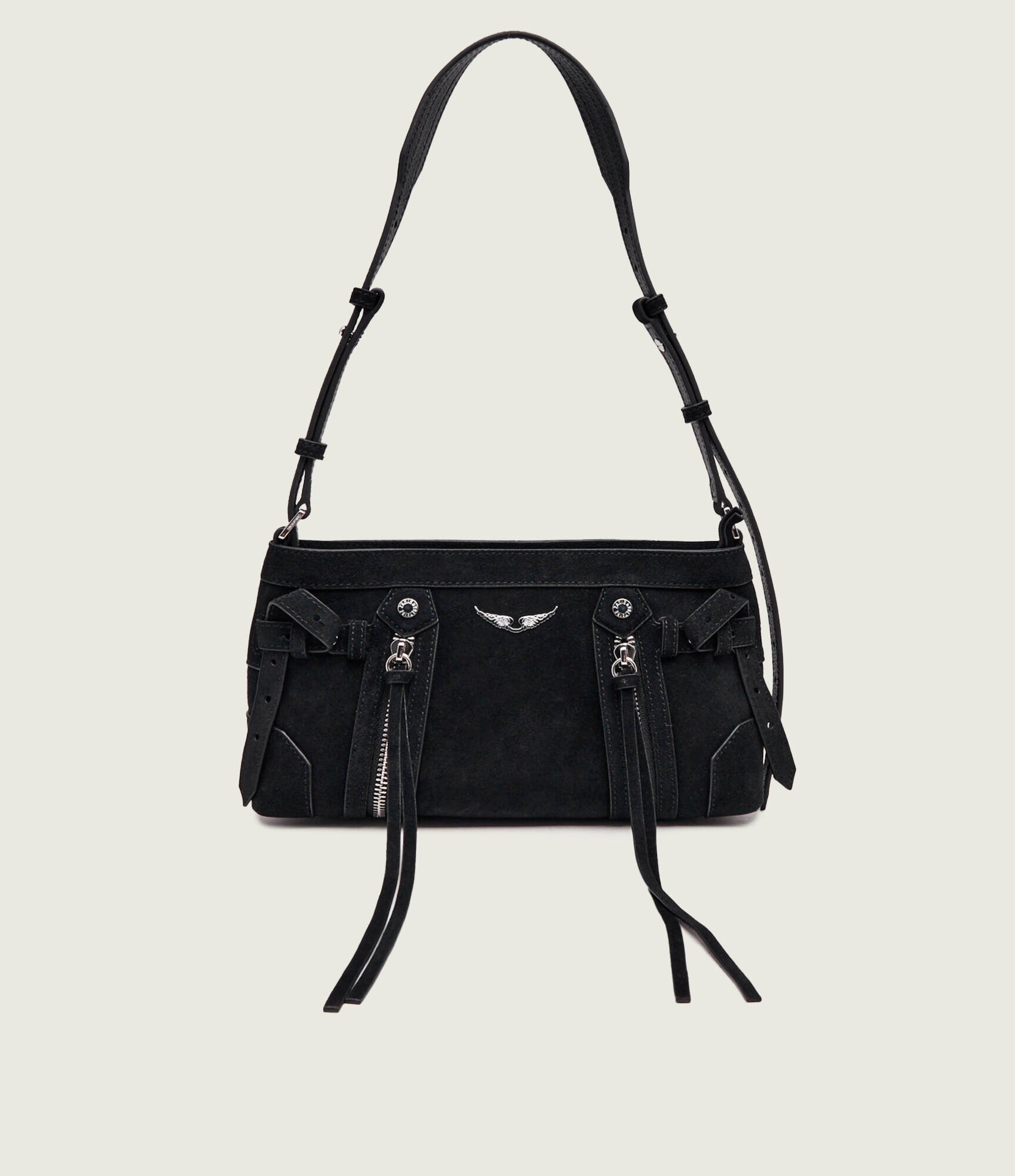Zadig&Voltaire Geantă pe umăr Madison Mini | piele întoarsă
