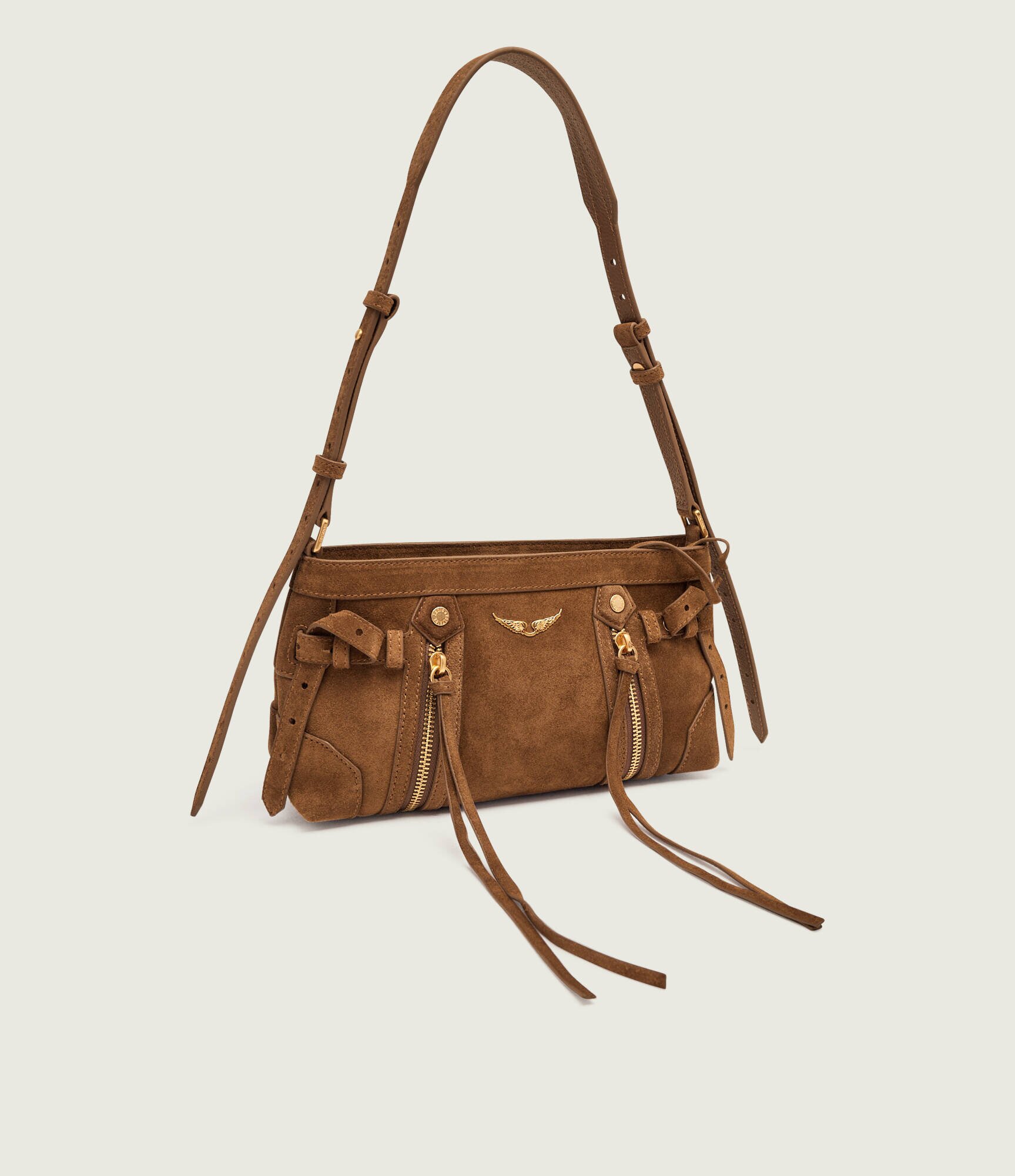 Zadig&Voltaire Geantă pe umăr Madison Mini | piele întoarsă