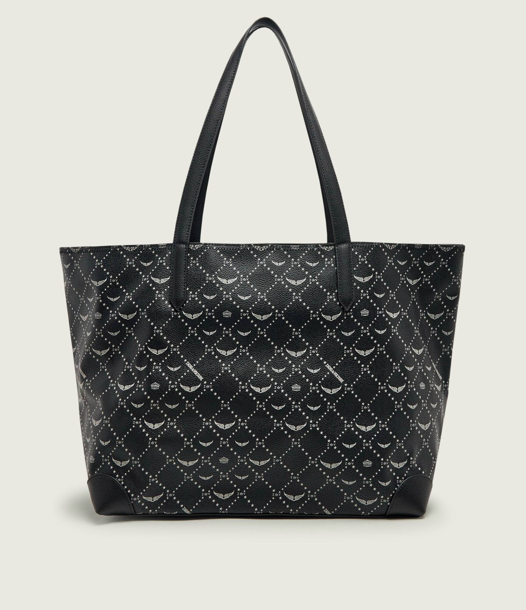 Zadig&Voltaire Geantă shopper Book Tag cu adaos de piele