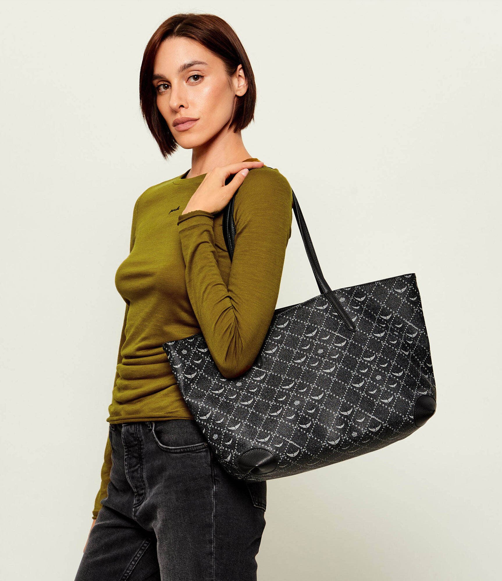 Zadig&Voltaire Geantă shopper Monogram