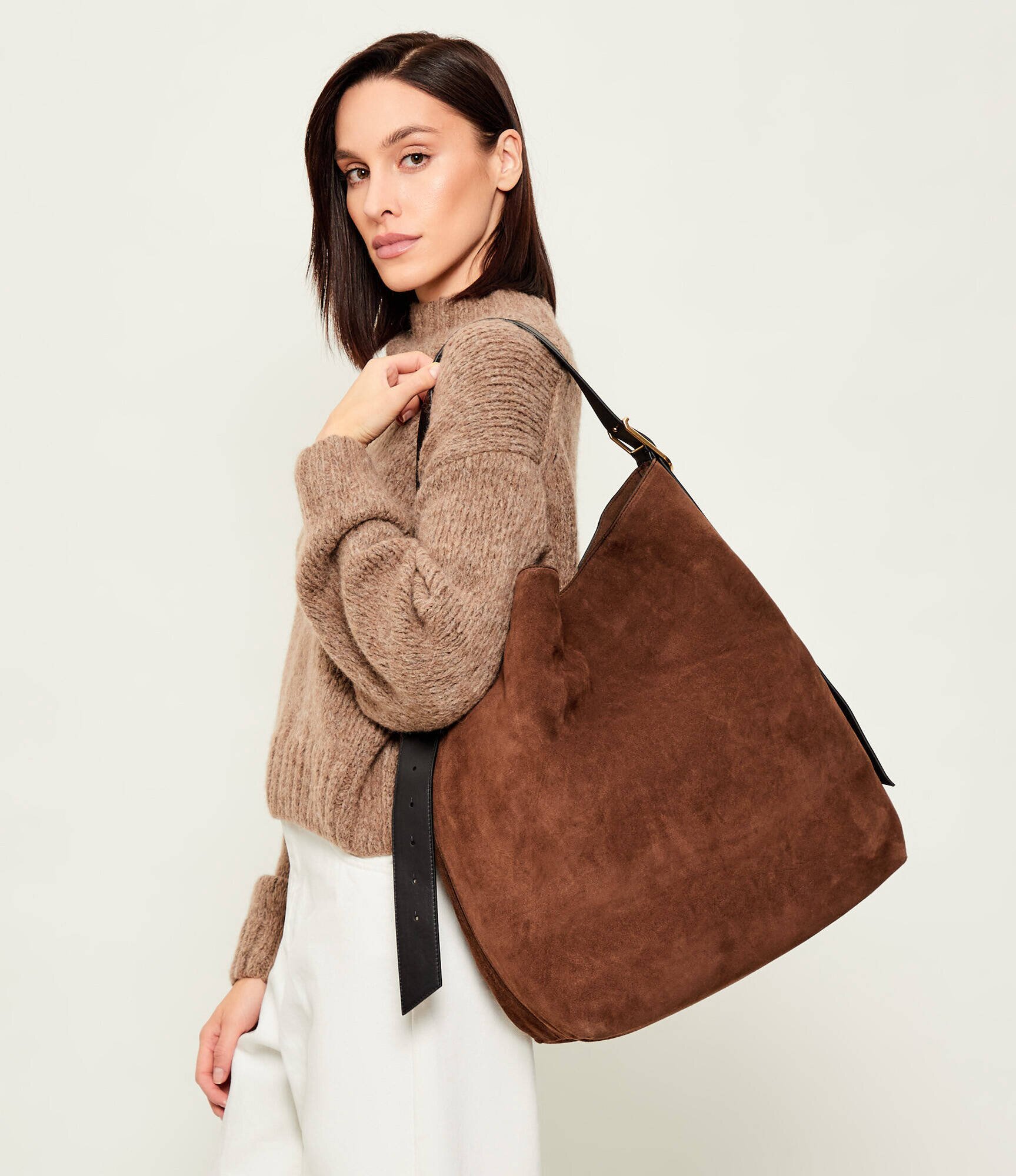 Zadig&Voltaire Hobo JANE | piele întoarsă