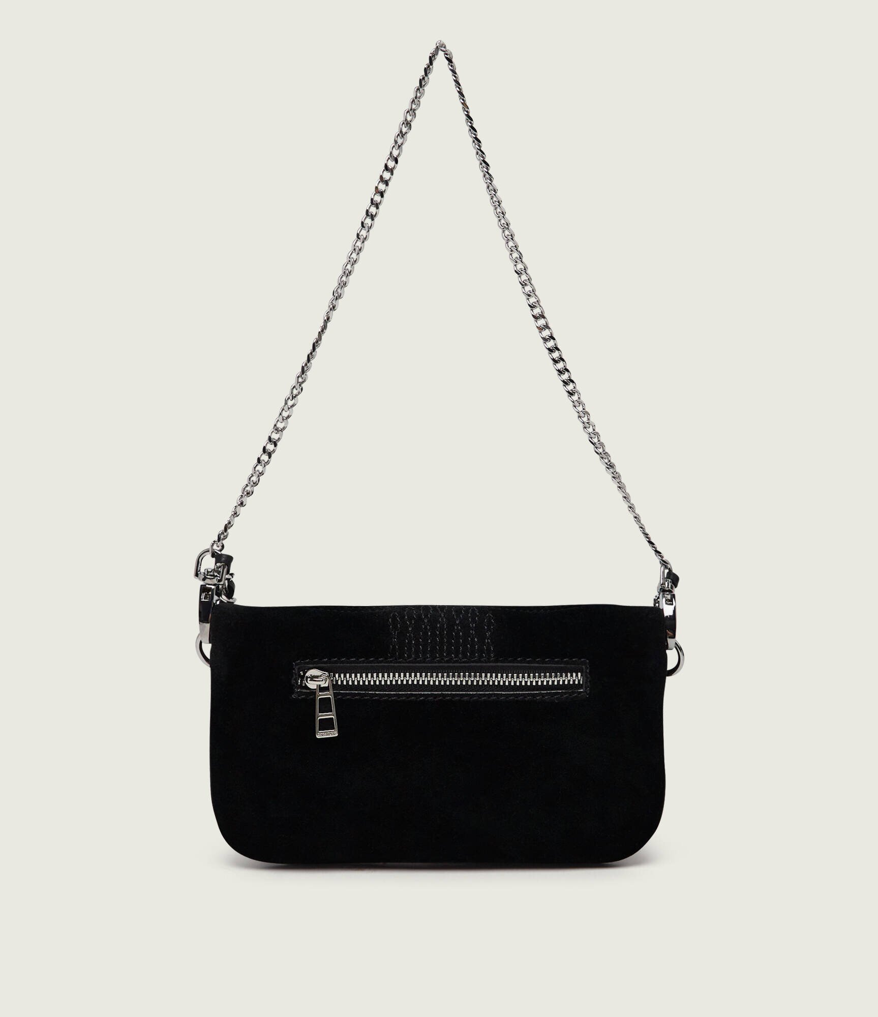 Zadig&Voltaire Poșetă plic Rock Mini | piele întoarsă