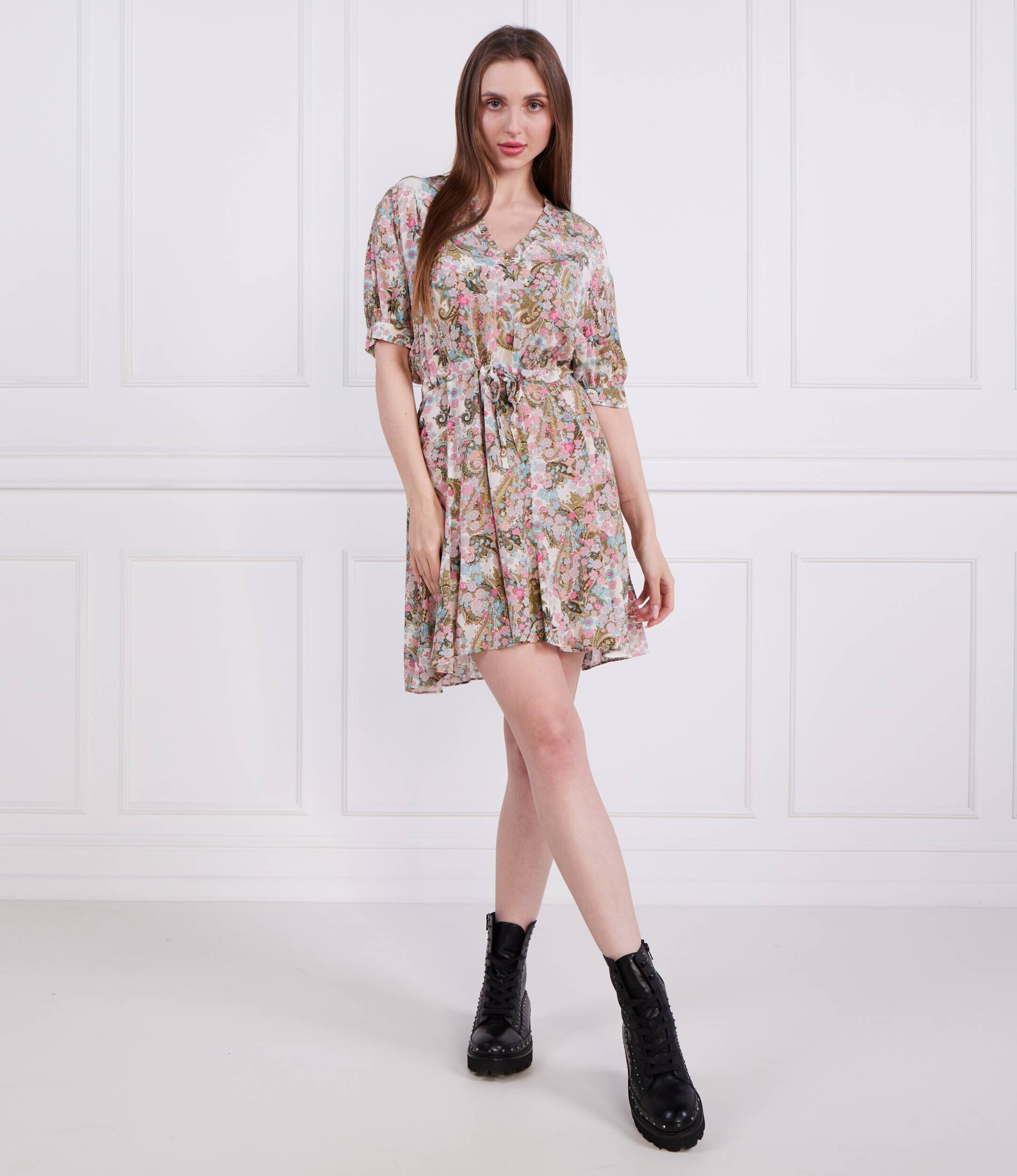 Zadig&Voltaire Rochie REMOVE SOFT YOKO FLOWER