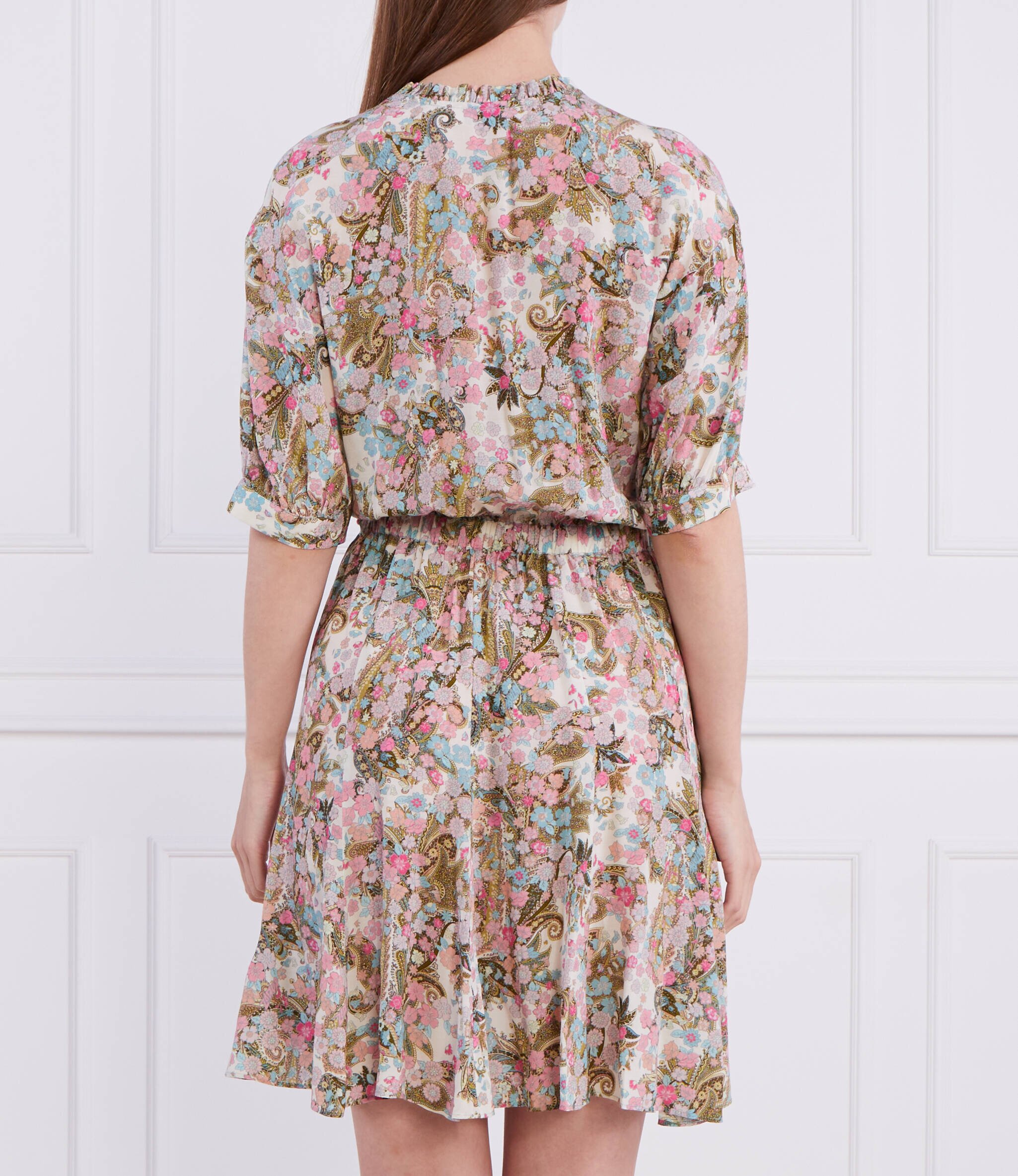 Zadig&Voltaire Rochie REMOVE SOFT YOKO FLOWER