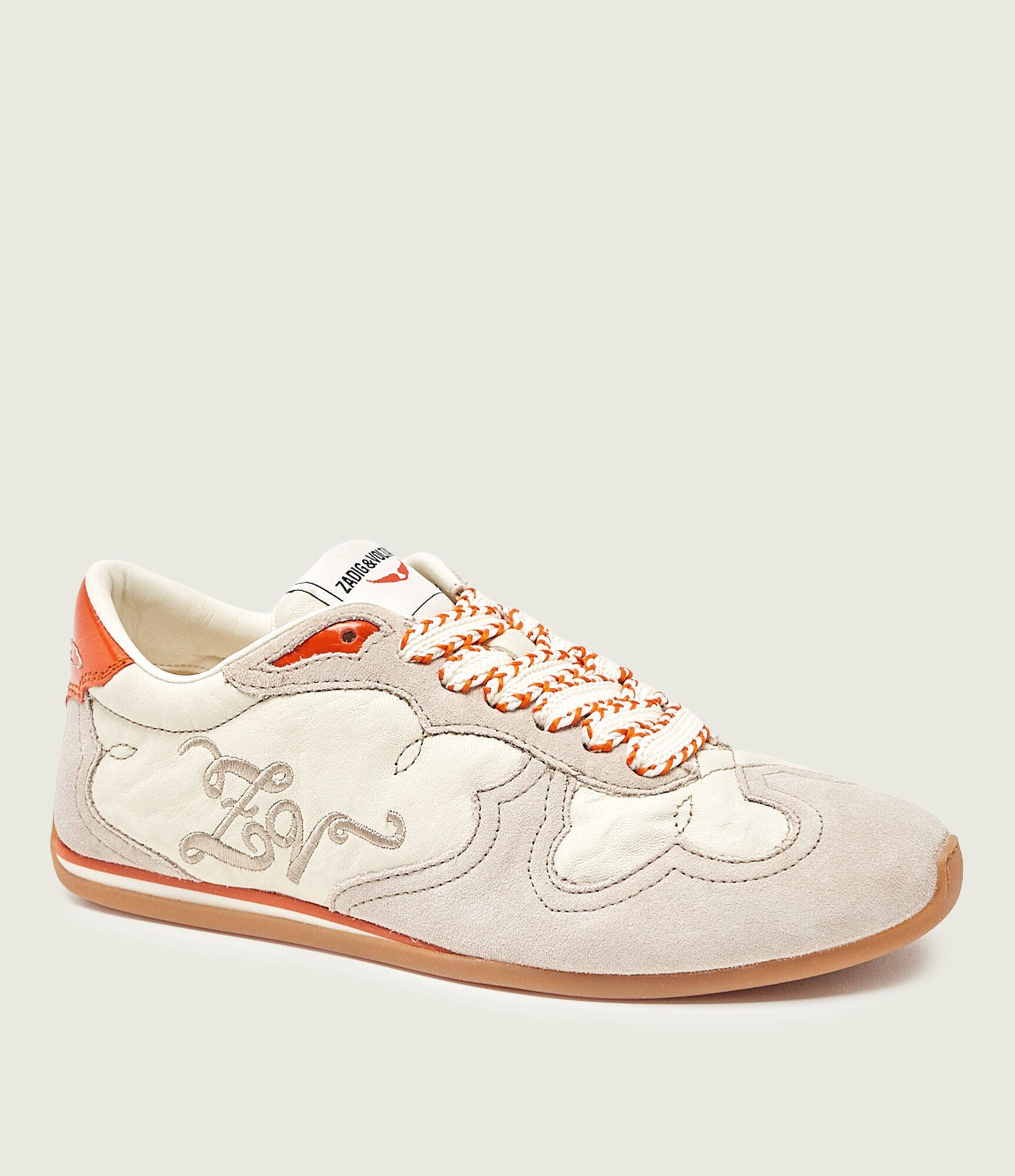 Zadig&Voltaire Sneakers DANCE | piele | piele întoarsă