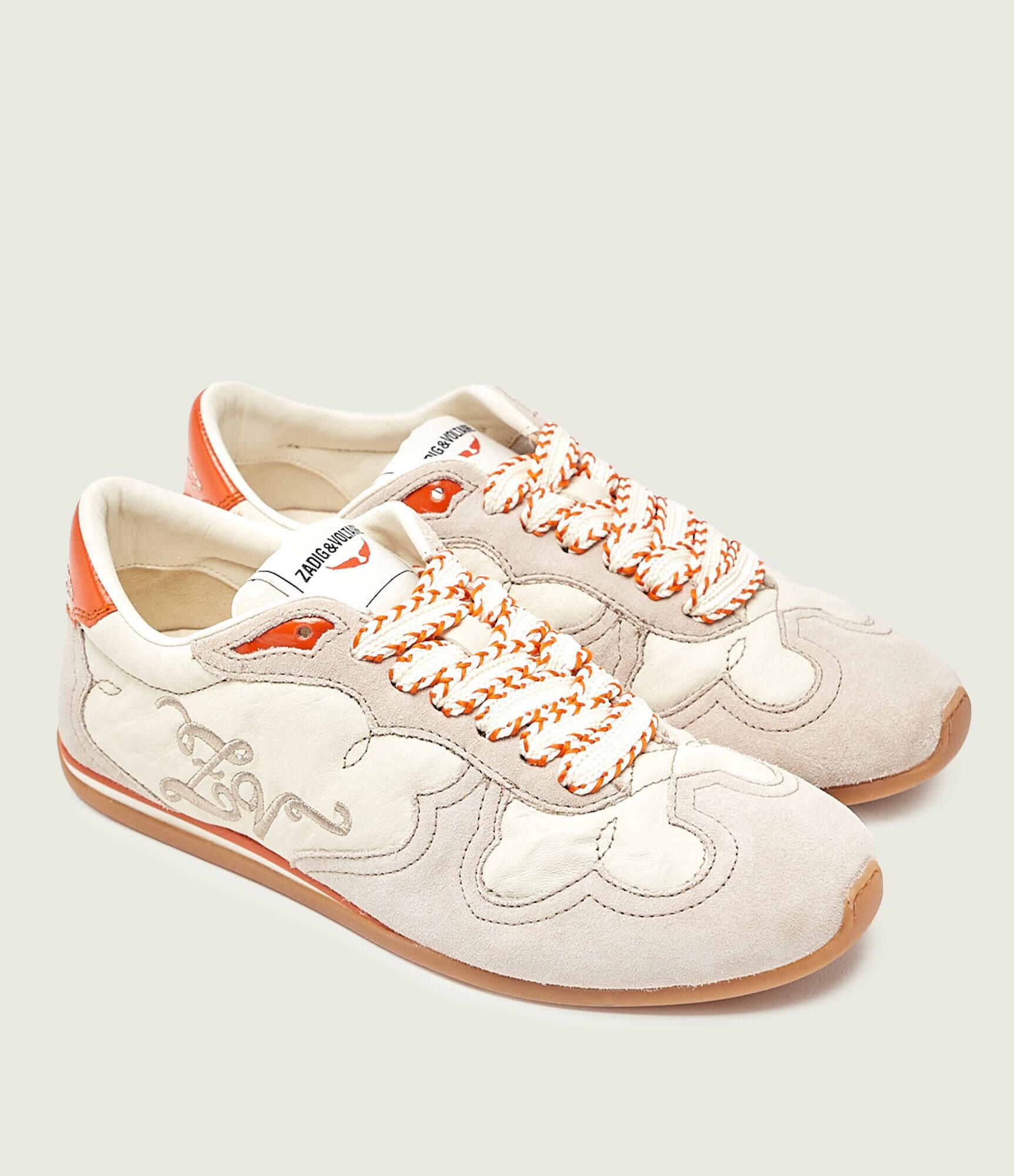 Zadig&Voltaire Sneakers DANCE | piele | piele întoarsă