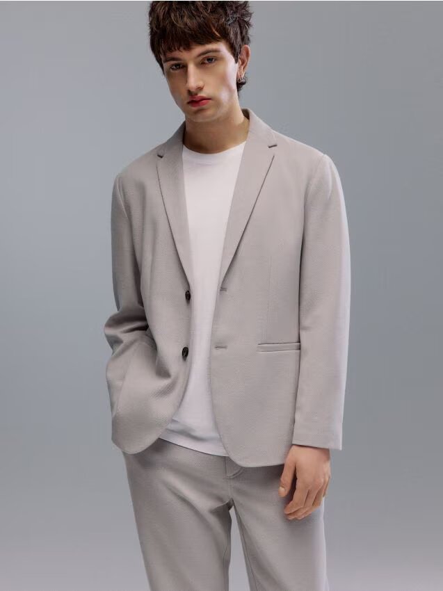 House Blazer cu un singur nasture