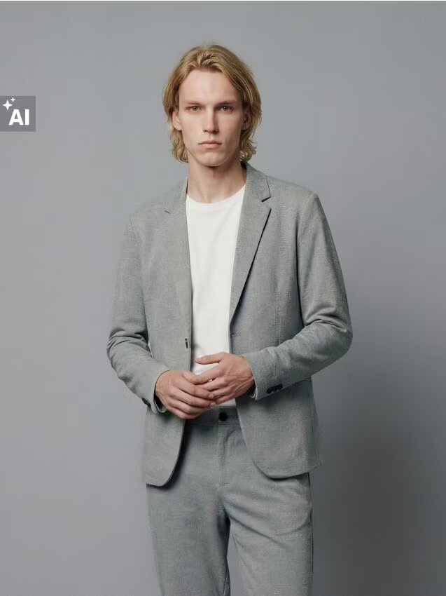 House Blazer cu un singur nasture
