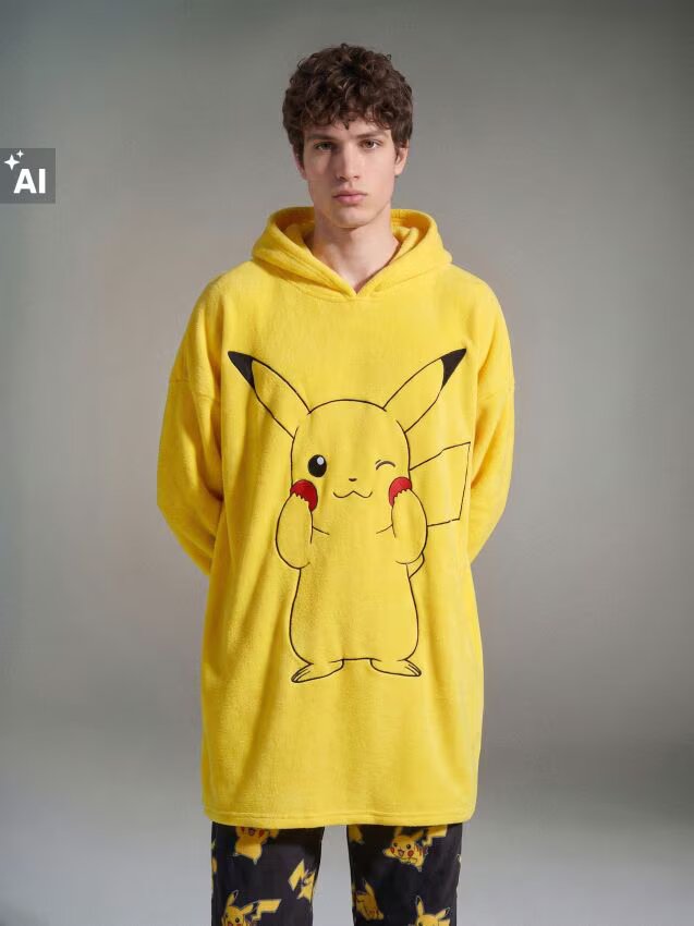 House Bluză sport oversized Pikachu
