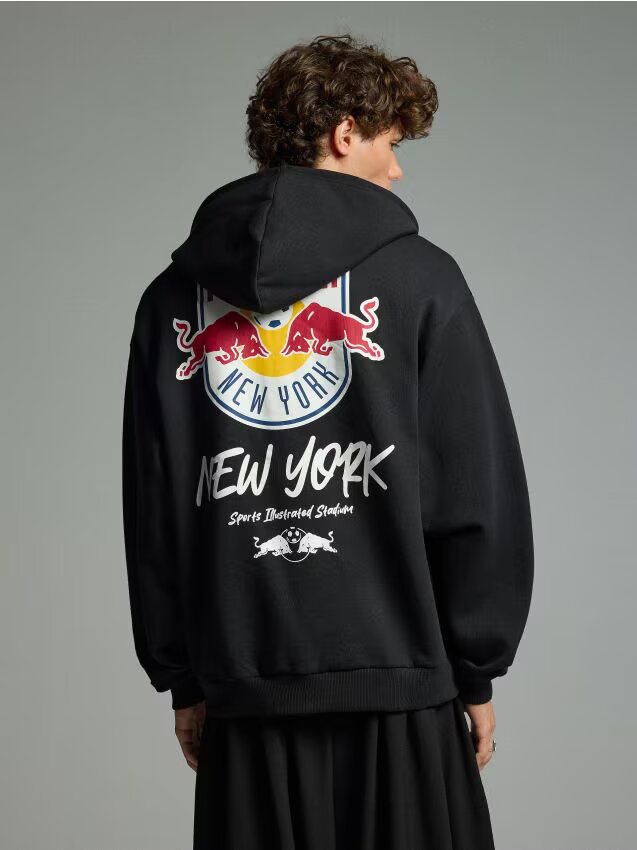House Hanorac cu fermoar lung Red Bull New York